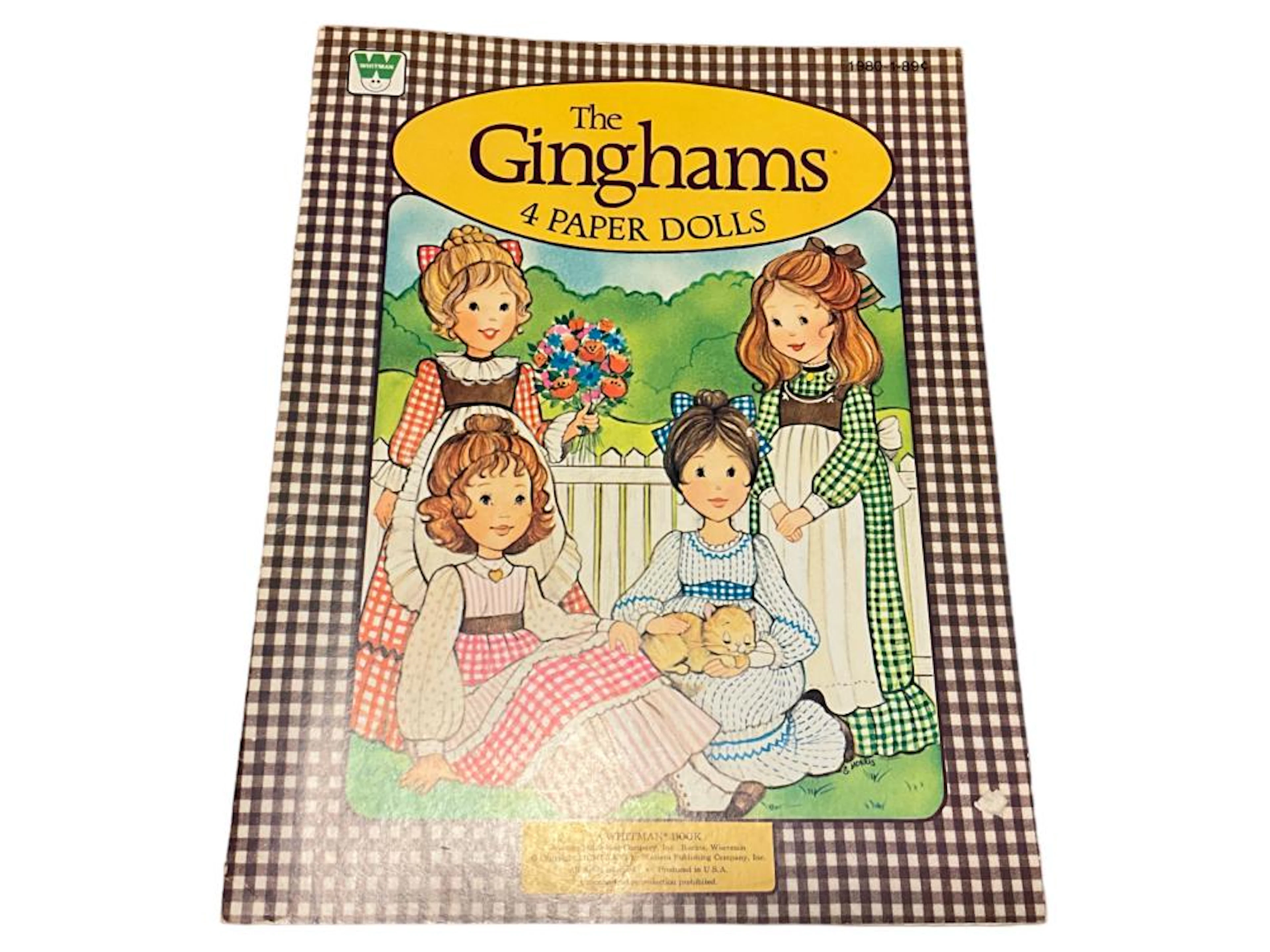 1972 Whitman ?The Ginghams - 1980? Paper Dolls - Uncut