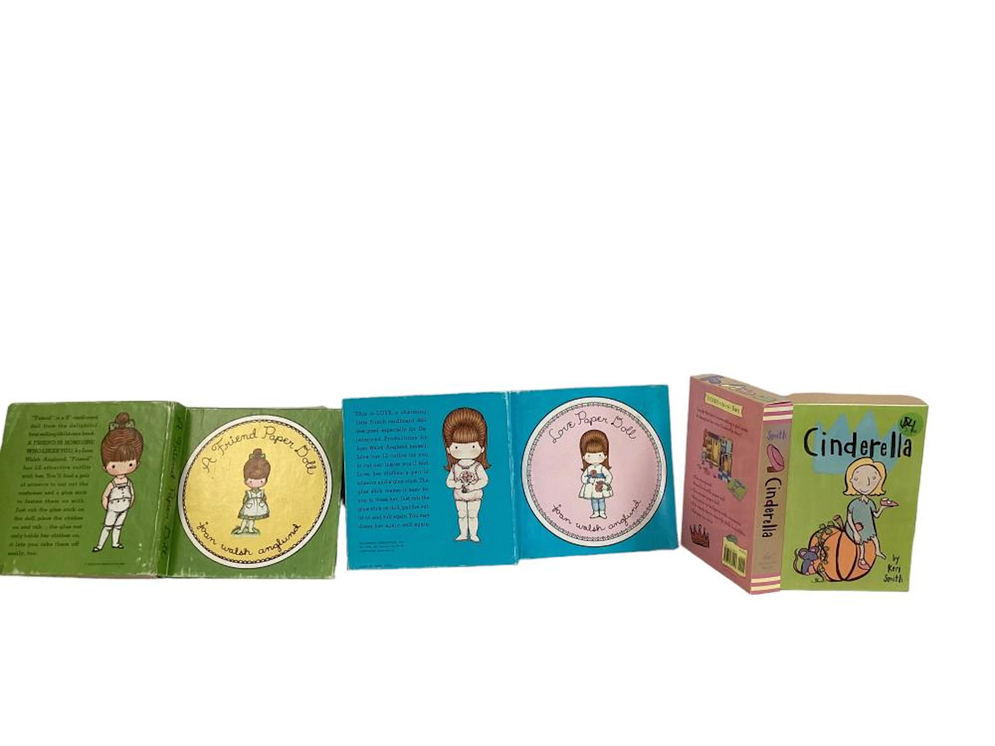 Joan Walsh Anglund Paper Doll Sets, Cinderella Story in a Box