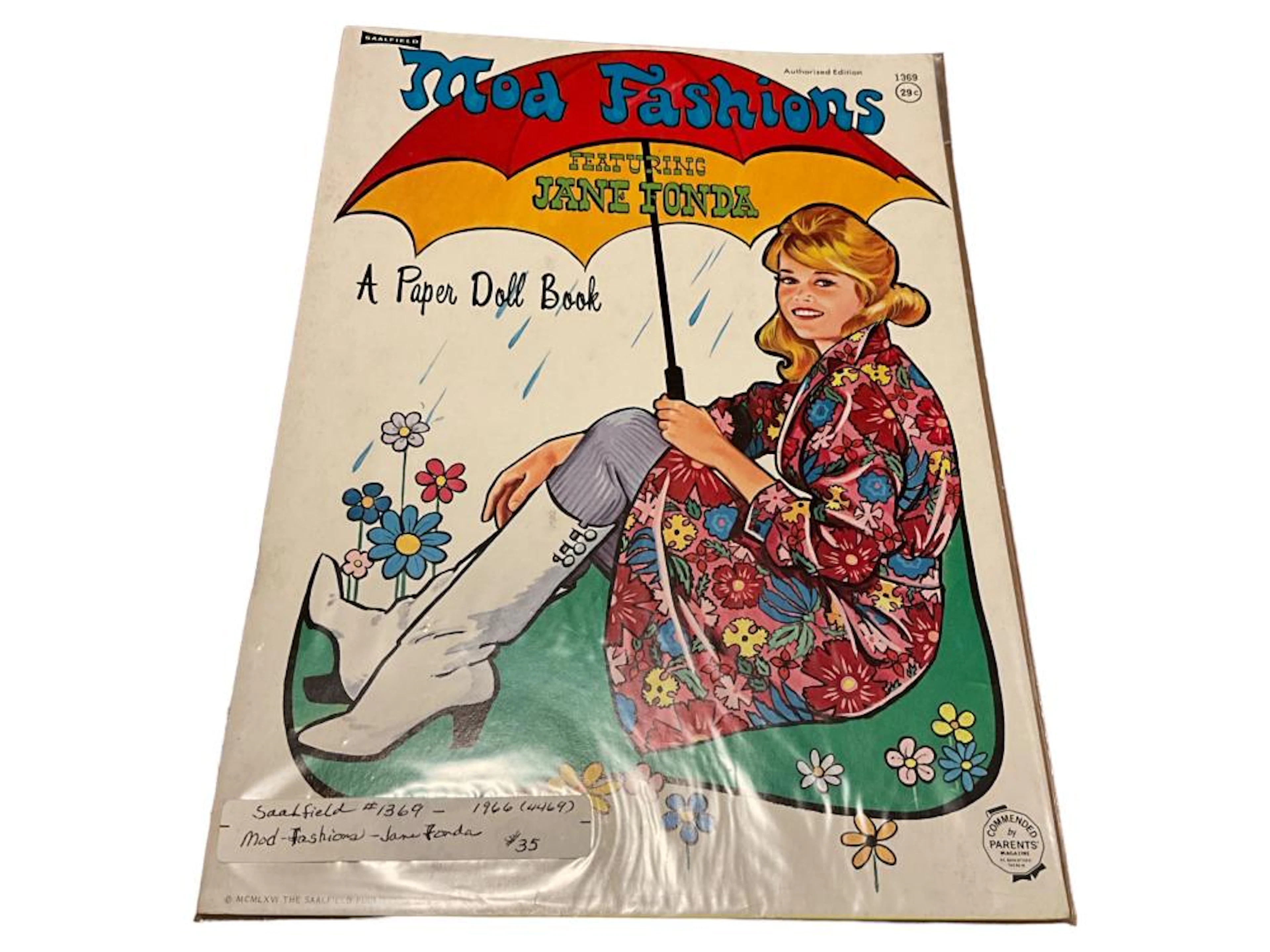 1966 Saalfield ?Mod Fashions Featuring Jane Fonda - 1369?...