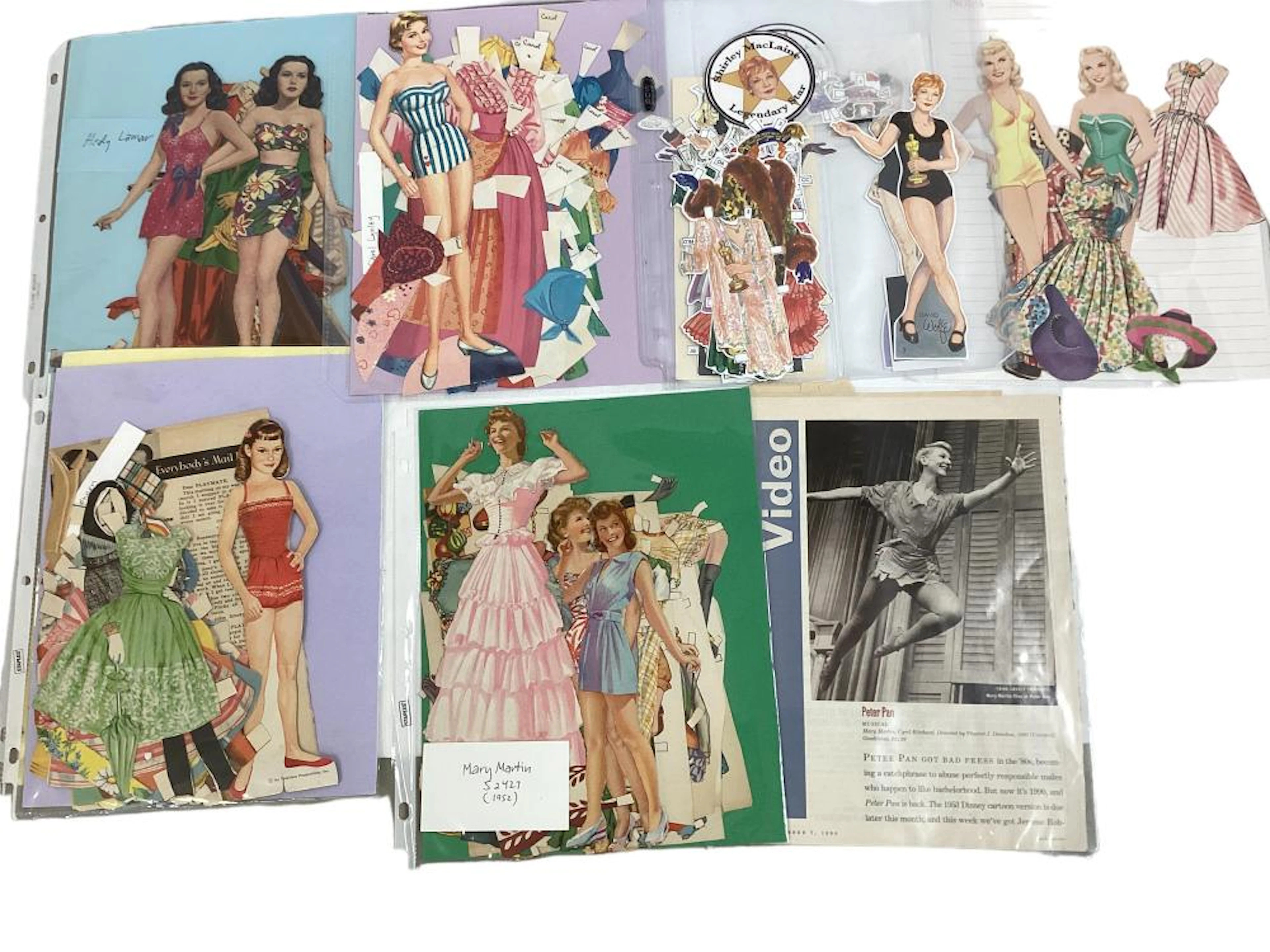 Vintage Celebrity Paper Dolls