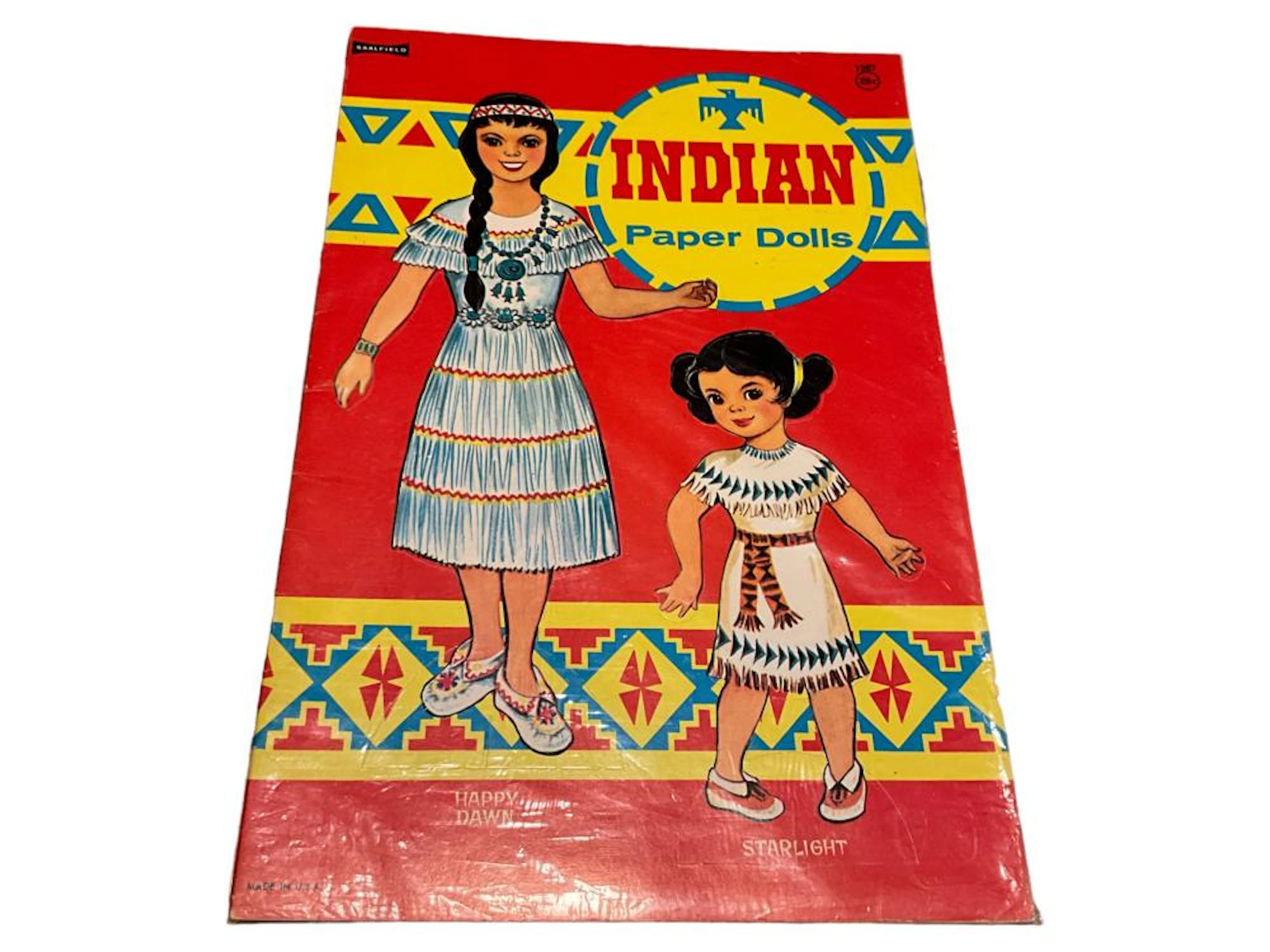 Saalfield ?Indian Paper Dolls - 1367? Uncut