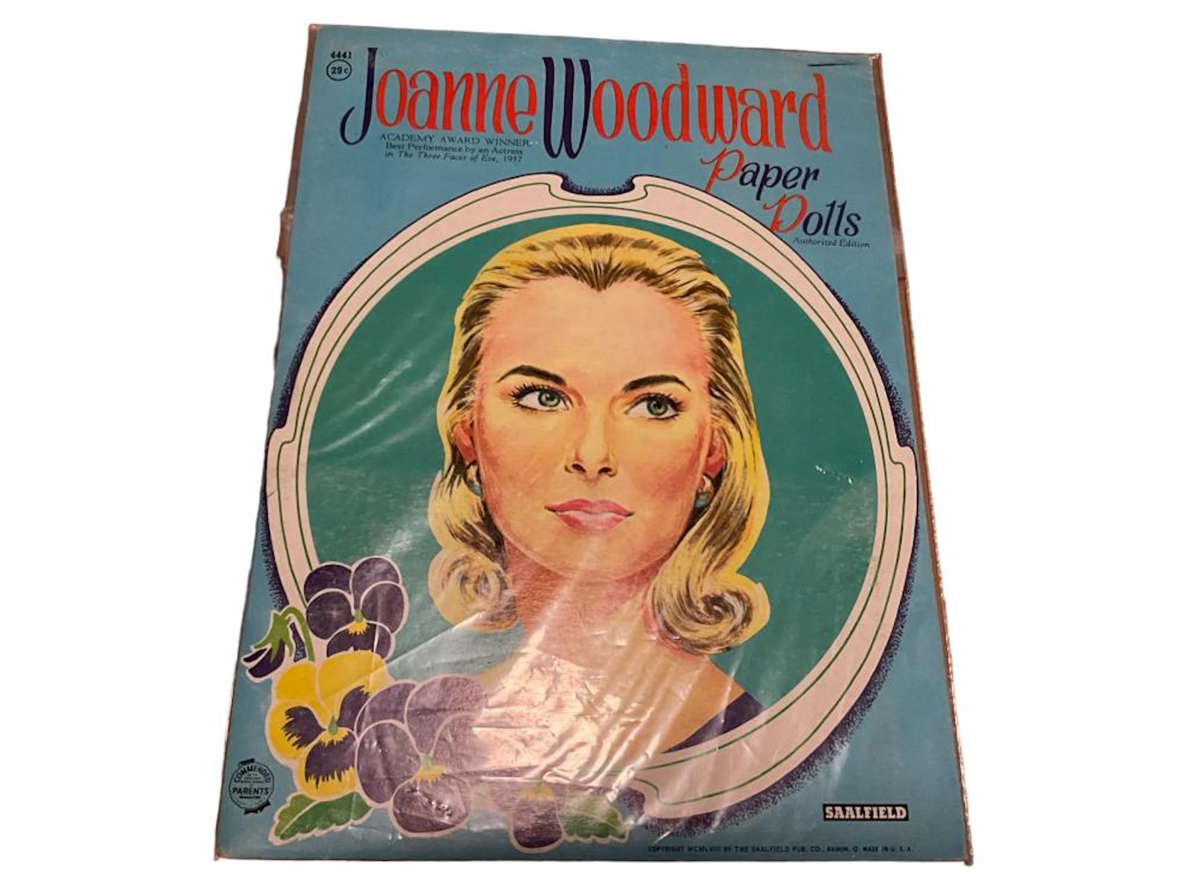 1958 Saalfield ?Joanne Woodward - 4441? Paper Dolls - Uncut