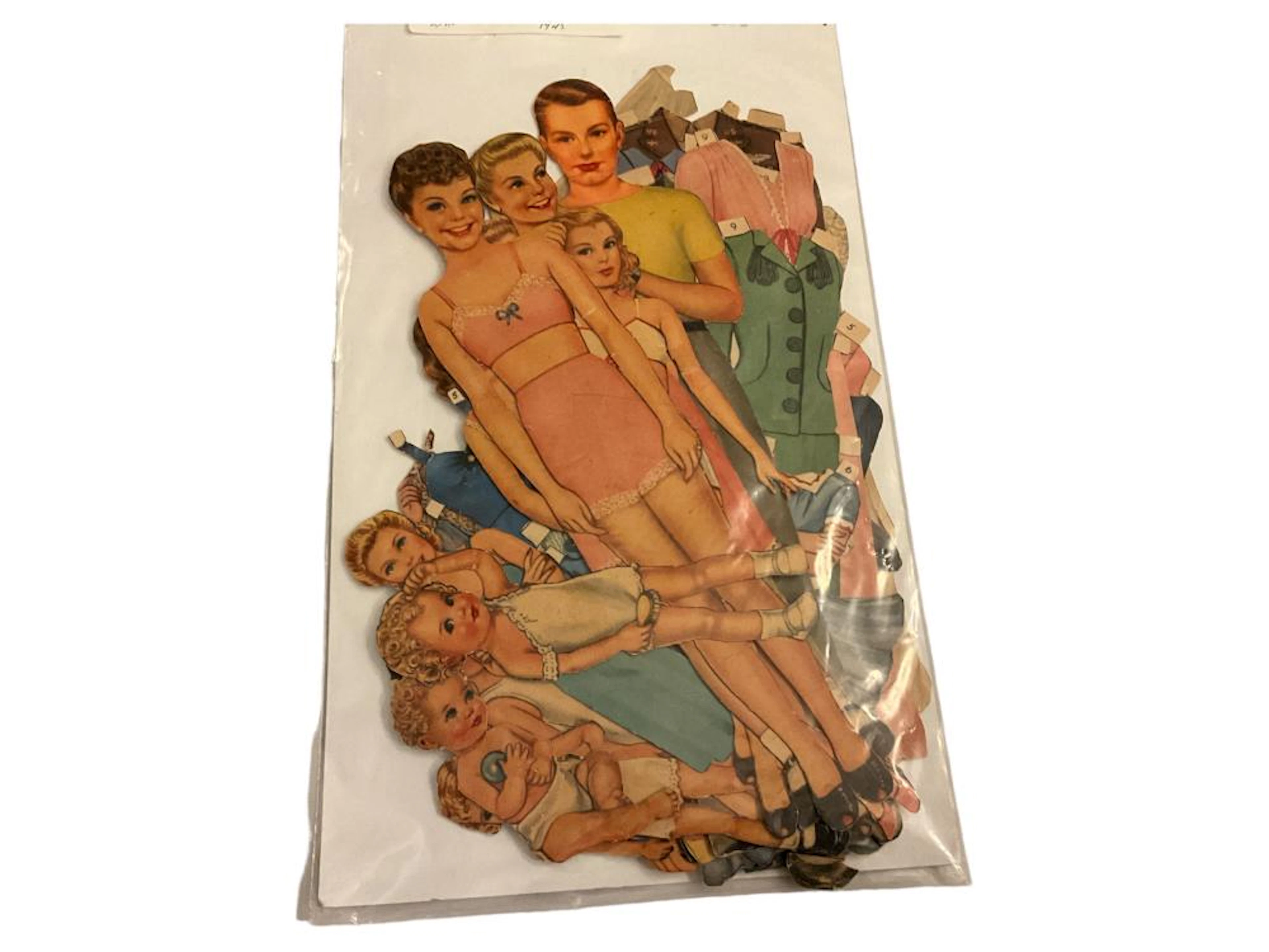 1945 Whitman ?All Size Dolls - 982? Paper Dolls - Cut
