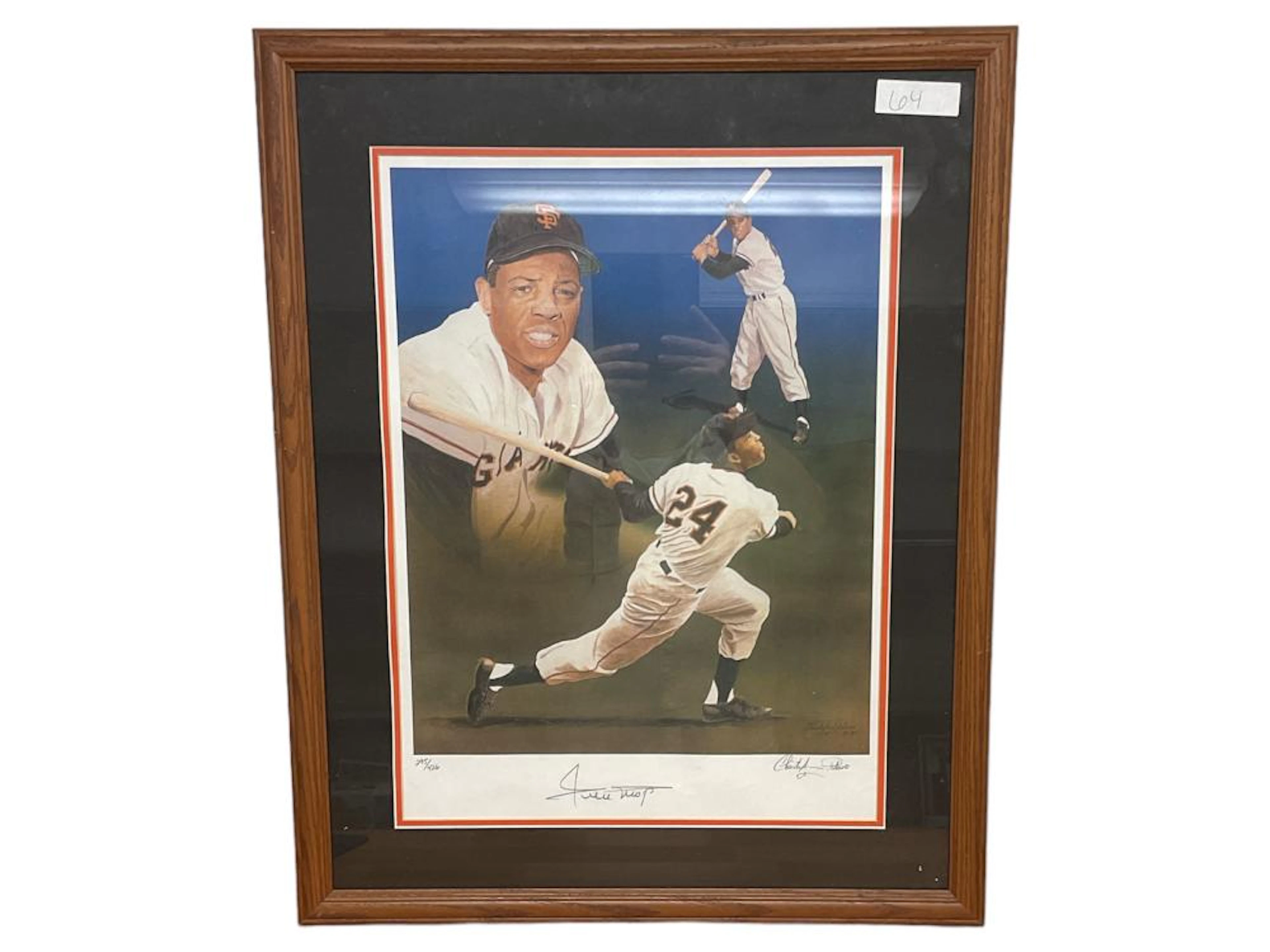 MLB "Say Hey! Willie Mays" & Christopher Paluso Signed...