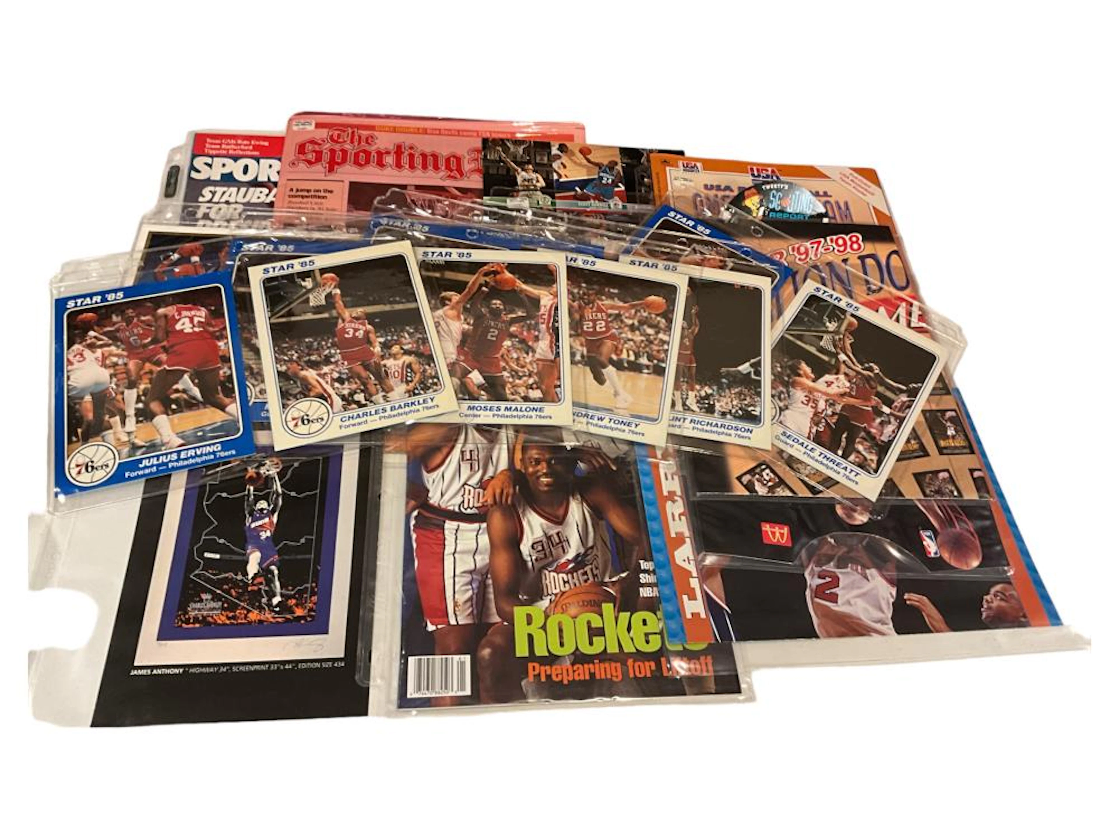 Vintage NBA Sports Memorabilia & Ephemera