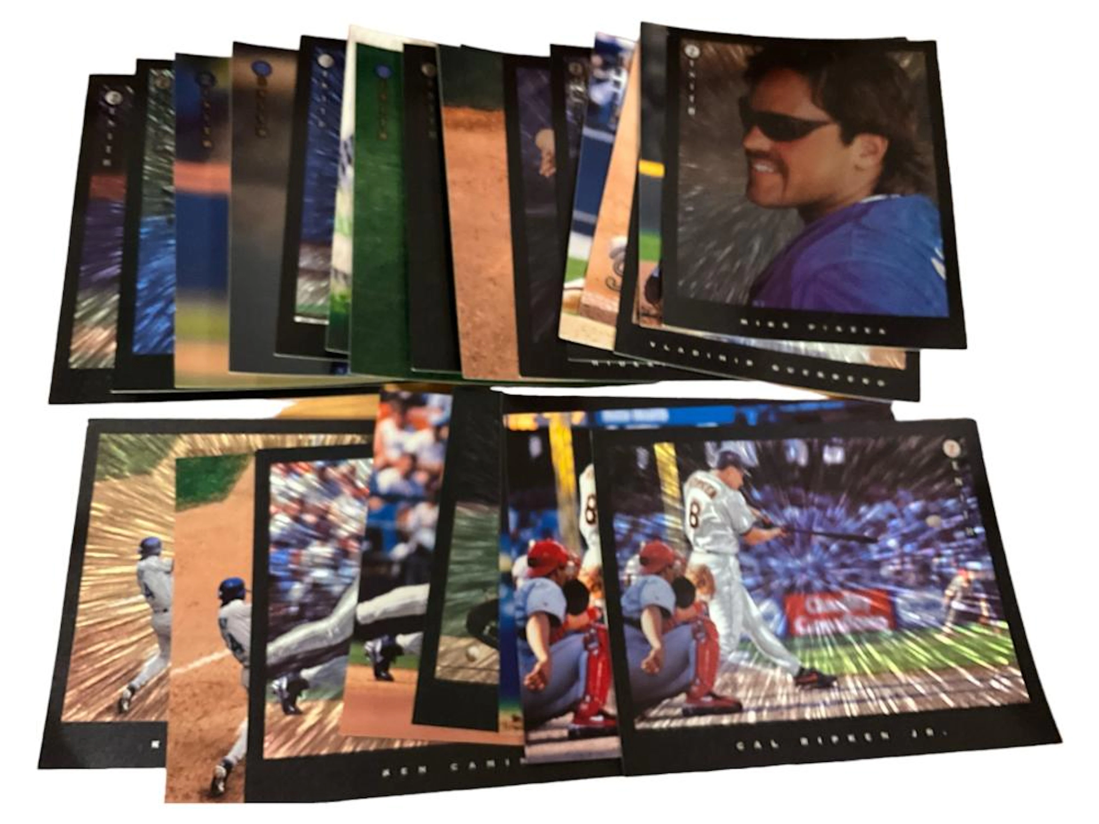 1997 MLB Zenith Edition Baseball Cards 10 x 8 in. (25.4 x 20.3 cm.)
