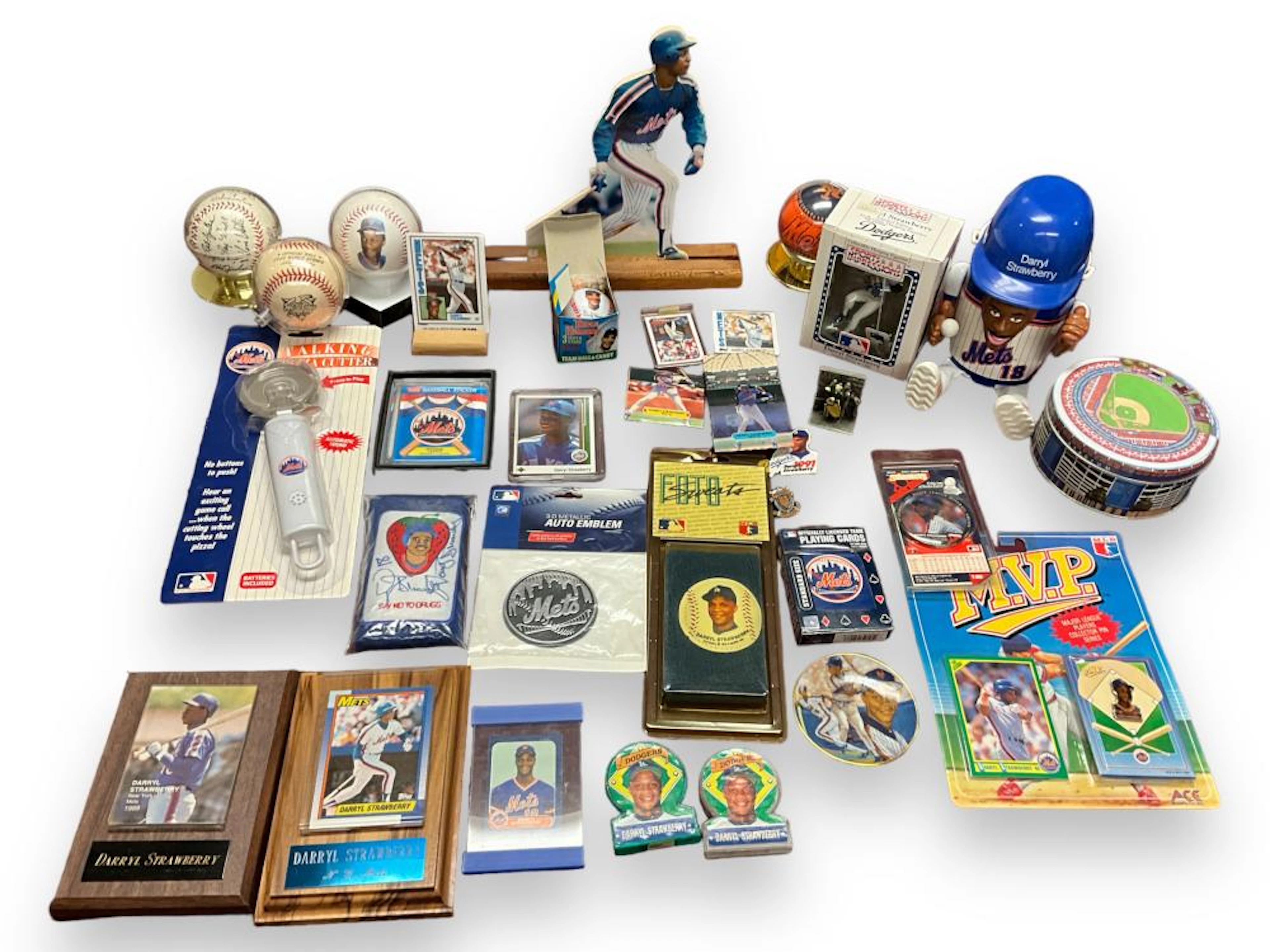 Vintage MLB New York Mets ?Darryl Strawberry? Memorabilia & Collectibles