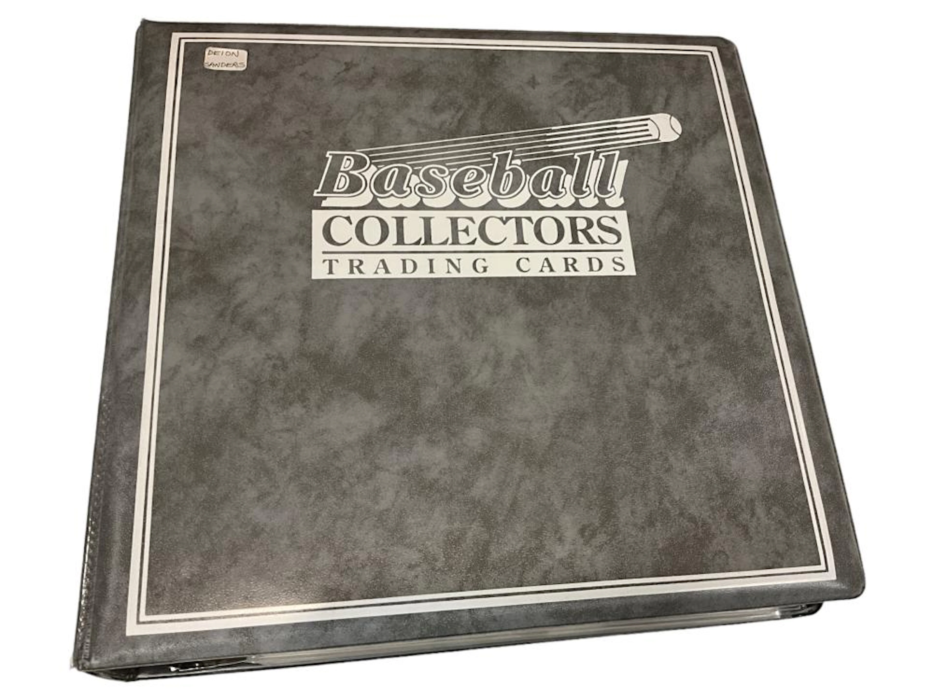 1989-1996 MLB Deion Sanders Baseball Cards & Memorabilia in Deluxe Album