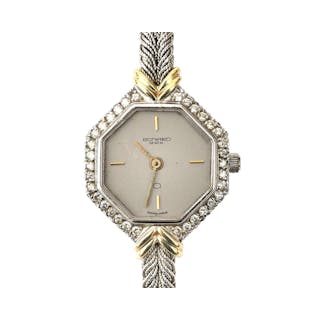 a 14 karat bi-colour gold Bonard ladies wristwatch ca. 1970