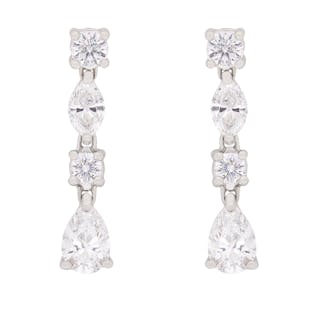 Tiffany & Co. Drop Jazz Diamond Earrings