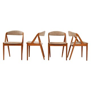 1960's Kai Kristiansen for Schou Andersen Model 31 Dining Chairs, Set of 4