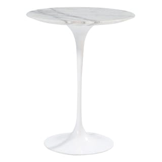 Knoll by Eero Saarinen Marble Pedestal Side Table