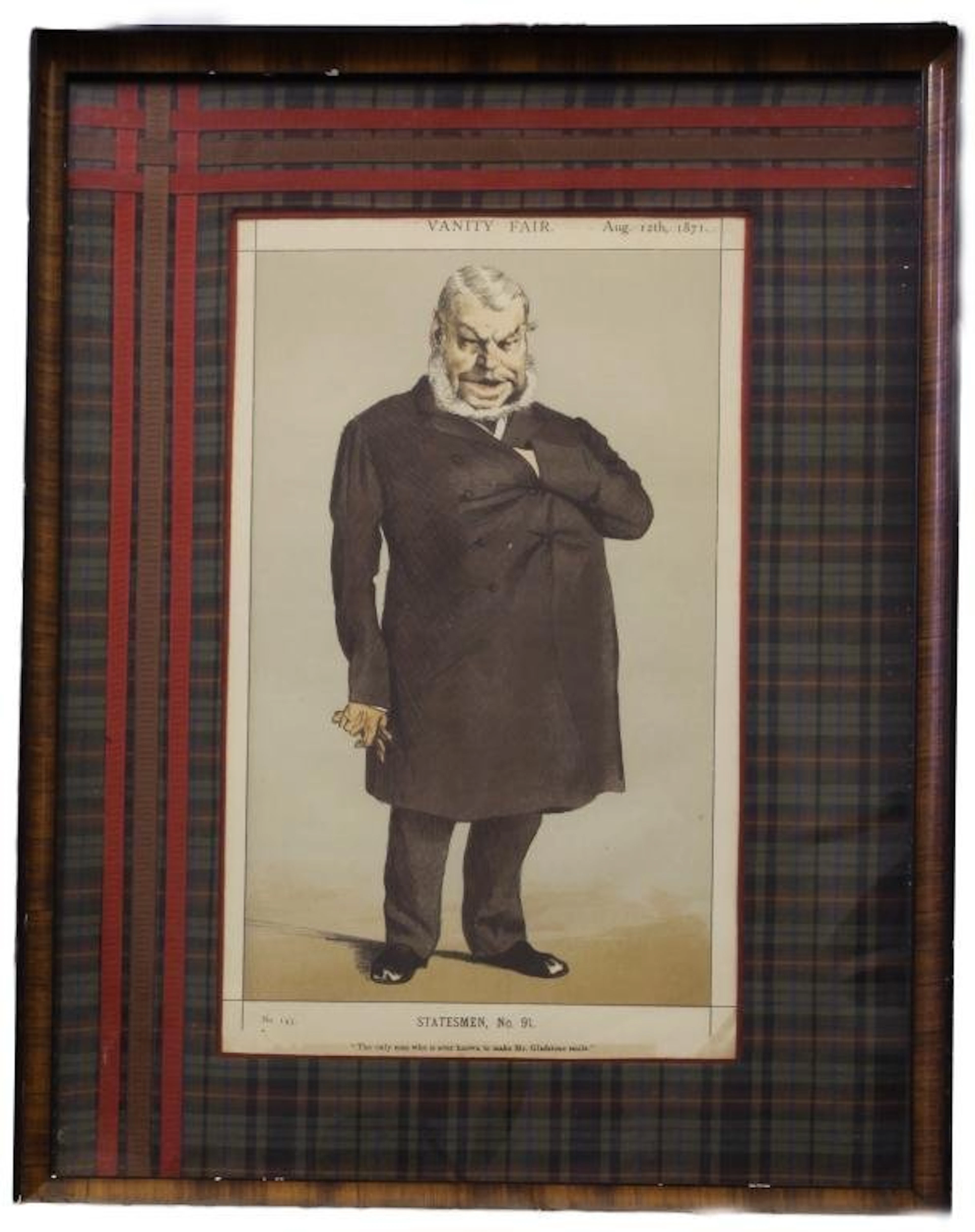 Framed print "statesman no.91"