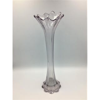 20th century Glass Lily Vase