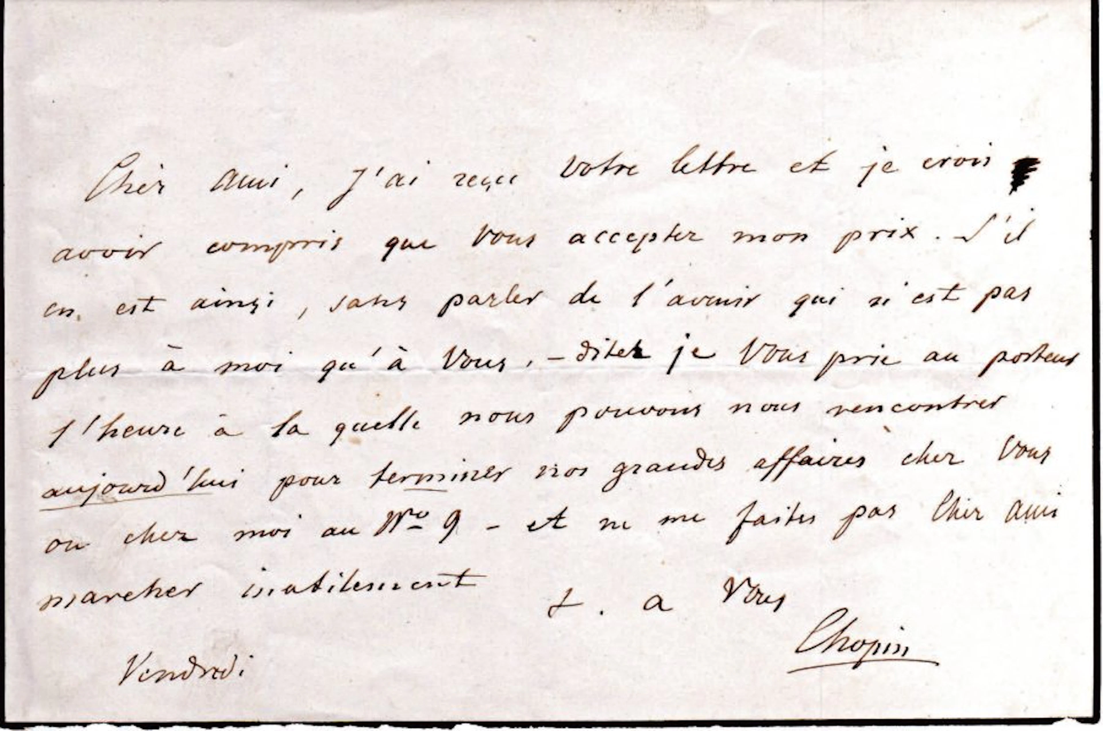 CHOPIN Frédéric (1810-1849).