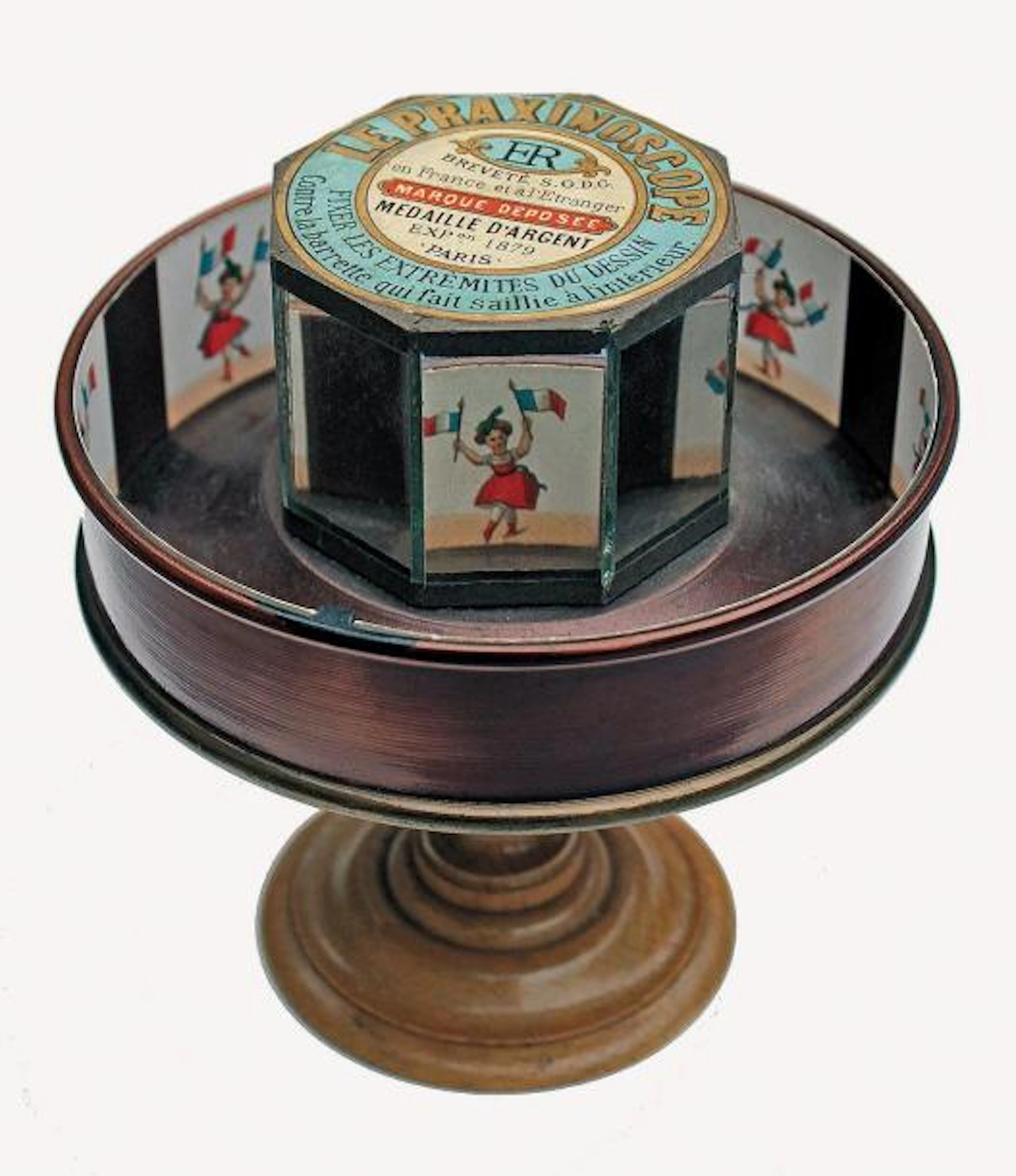 Praxinoscope jouet (Emile Reynaud 1879) Très rare Praxinoscope...