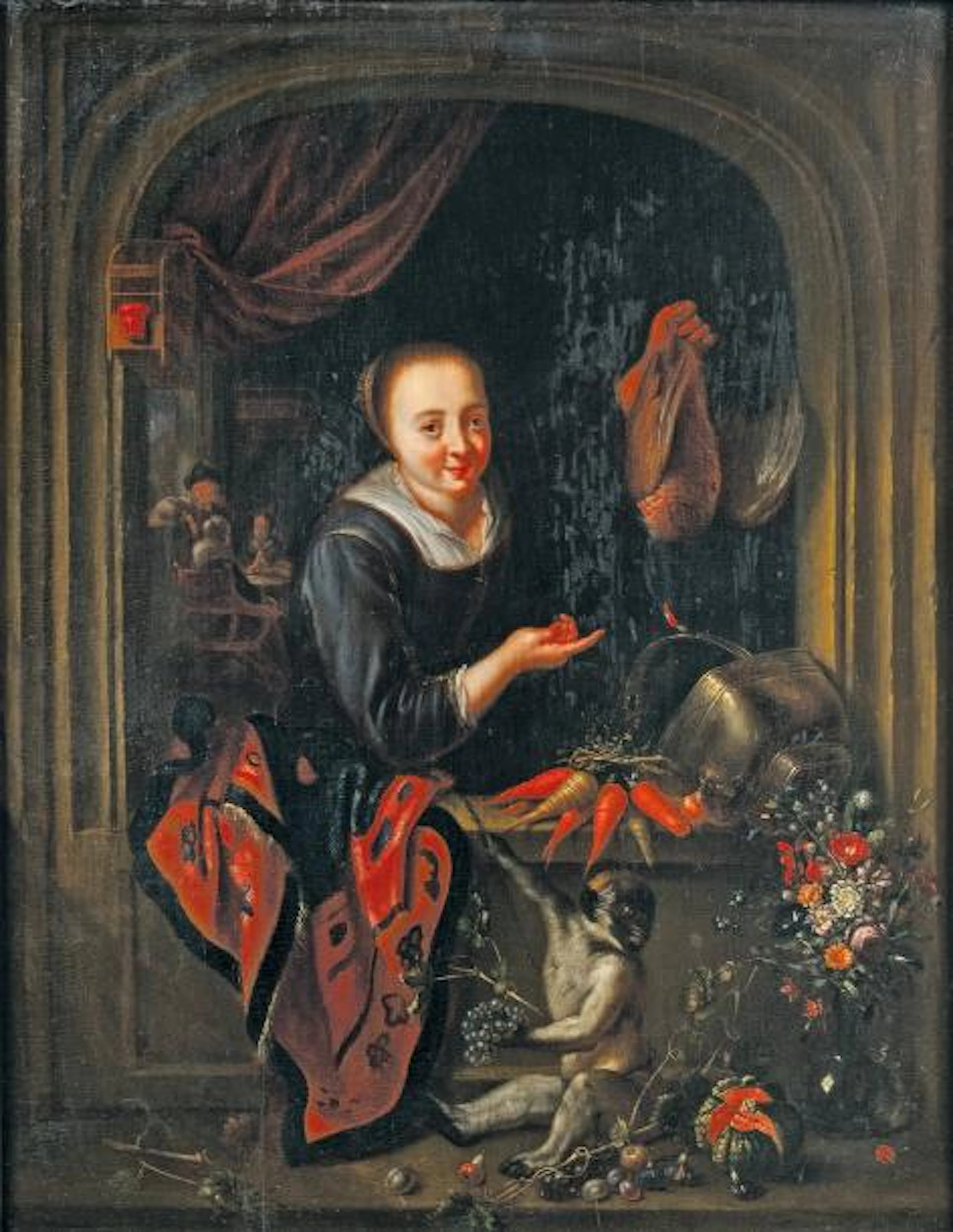 École HOLLANDAISE (vers 1700), suiveur de Gérard Dou
