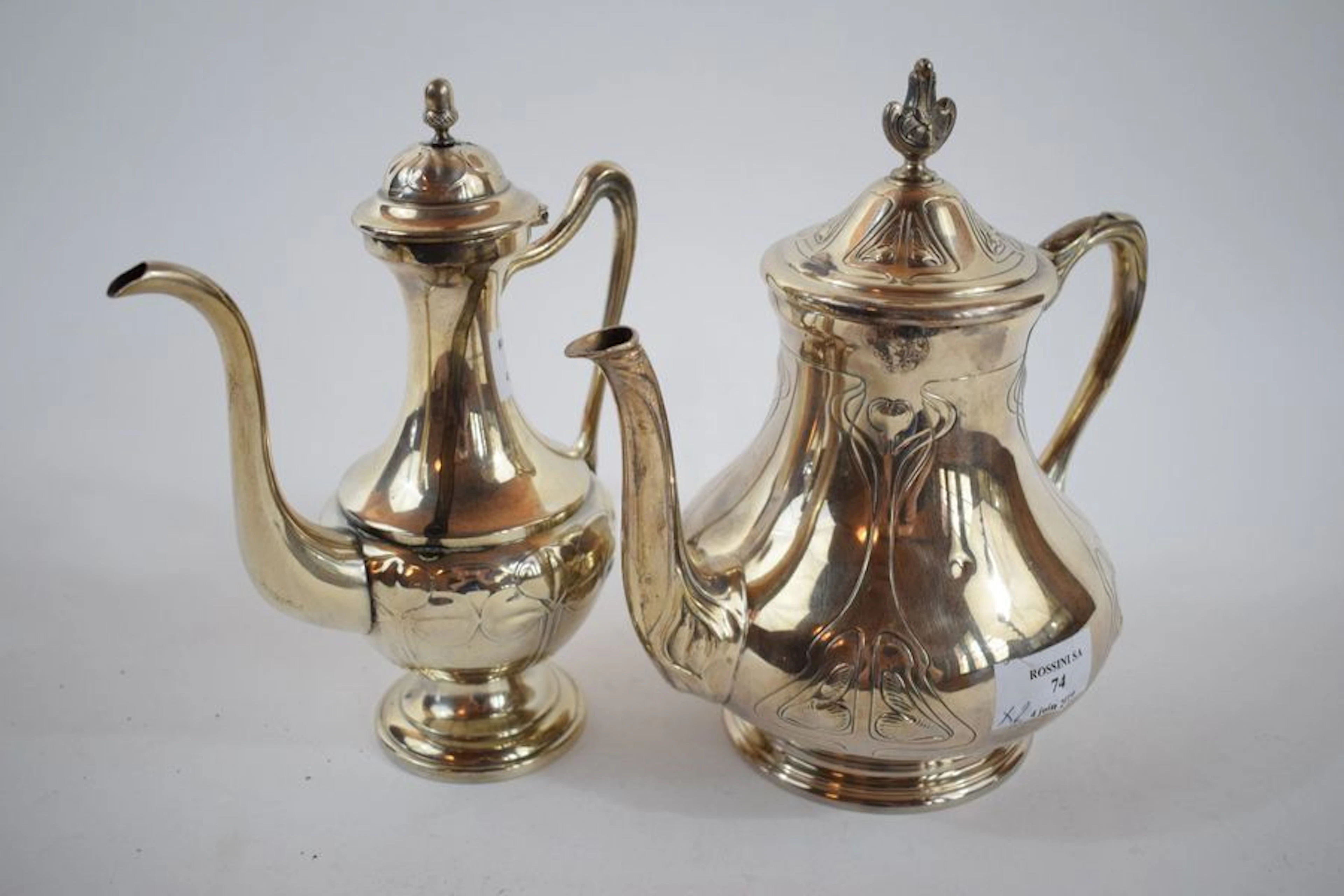 WMF Lot d'une théière et une cafetière à... - Lot 74 - Rossini