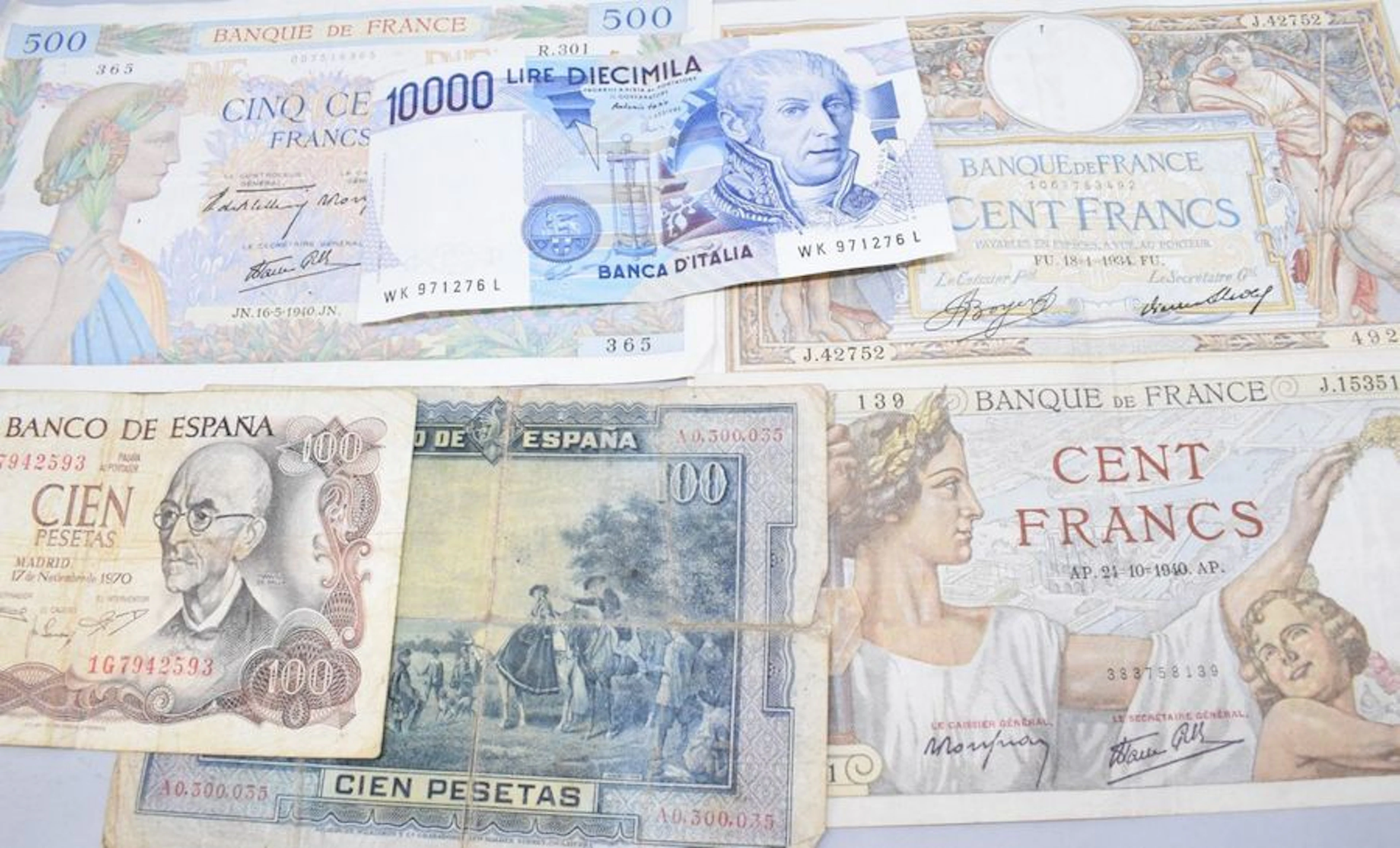 Lot de billets Francais, Italien, Suisse,... - Lot 3 - Rossini