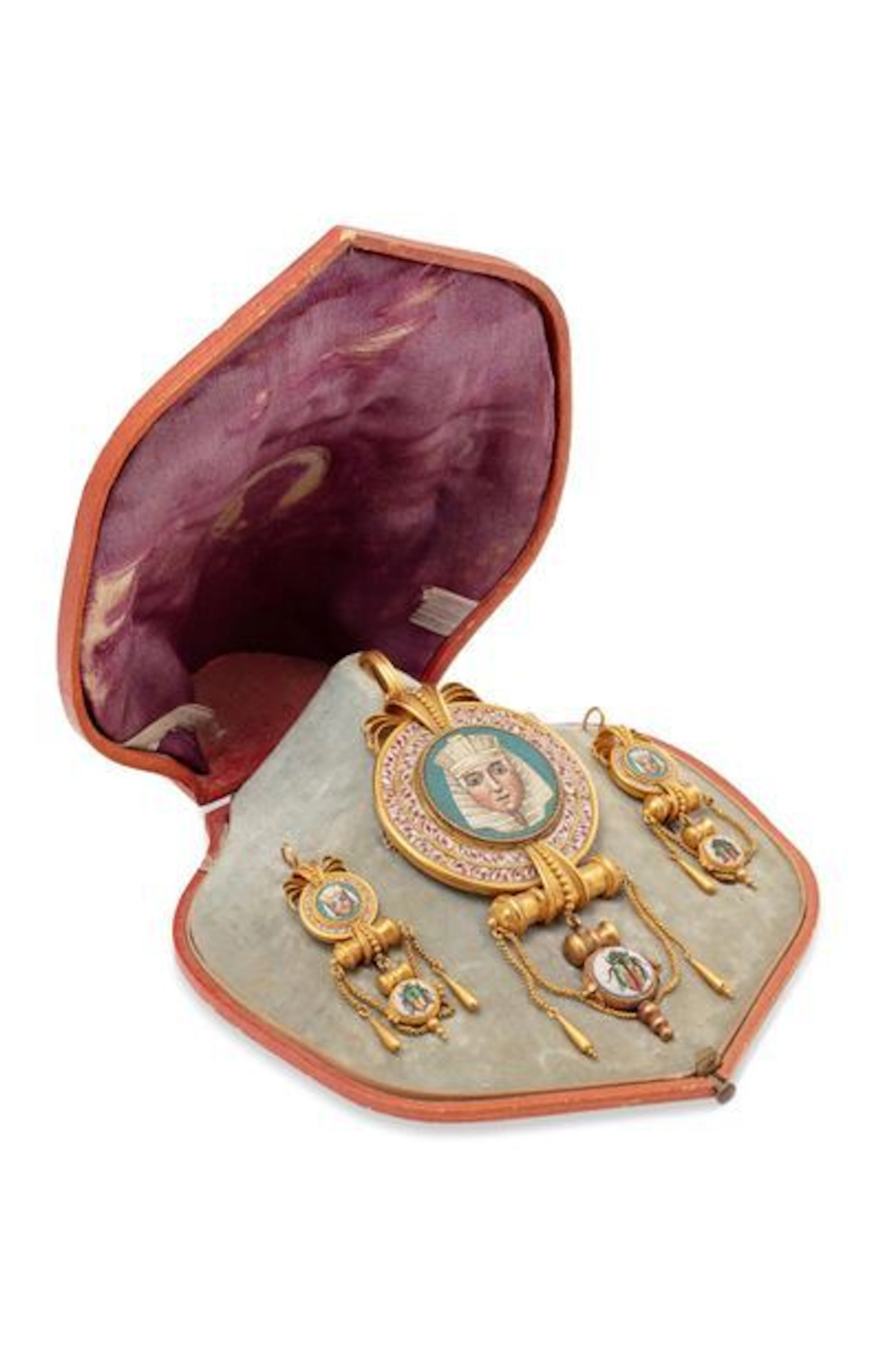 Parure en or jaune 18k (750) constituée d'une... - Lot 32 - Rossini