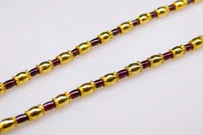 Collier Ras Le Cou En Perles De Nacre Blanche - Alternance Ronde/baroque, Sans Métal