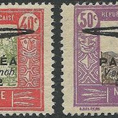 1932, New Caledonia, Air Post, “Paris Noumea” flight issue