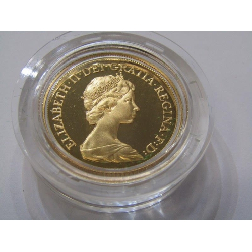 GOLD PROOF SOVEREIGN: 1980 Elizabeth II, London Mint, Proof ... | Barnebys