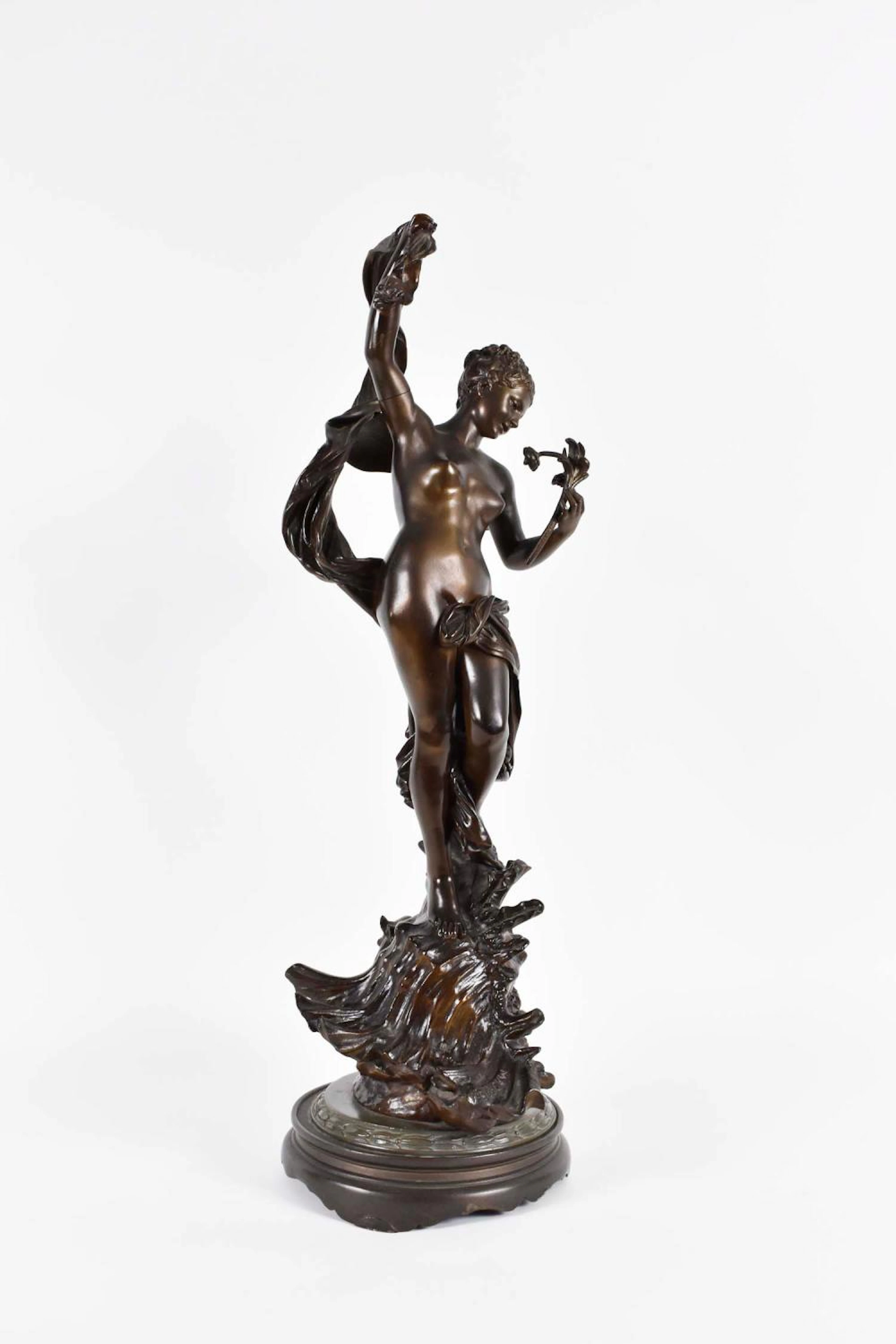 LUCA MADRASSI (Italian.1848-1919) BRONZE SCULPTURE