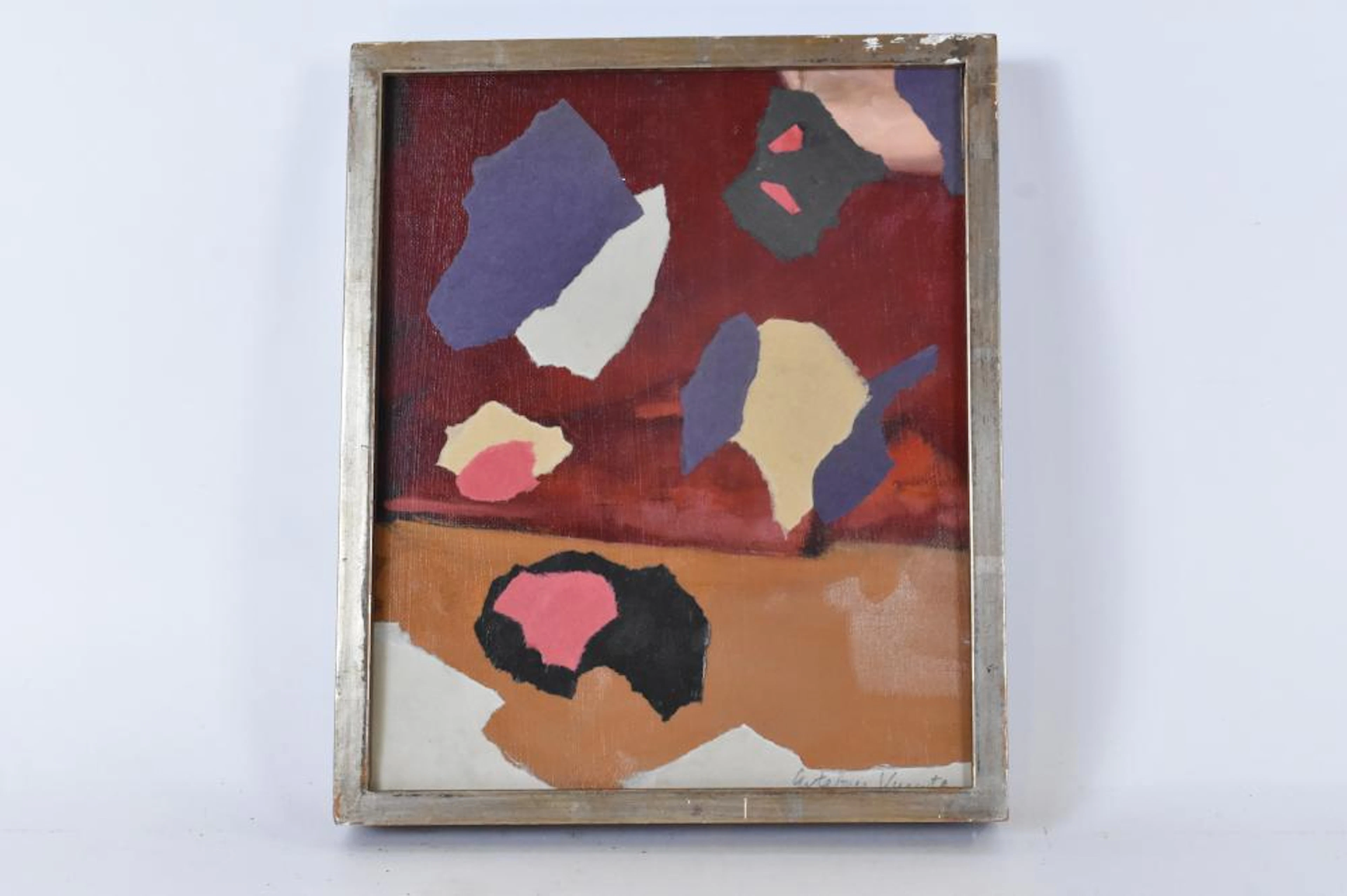 ESTEBAN VICENTE (Spanish. 1903-2001) COLLAGE