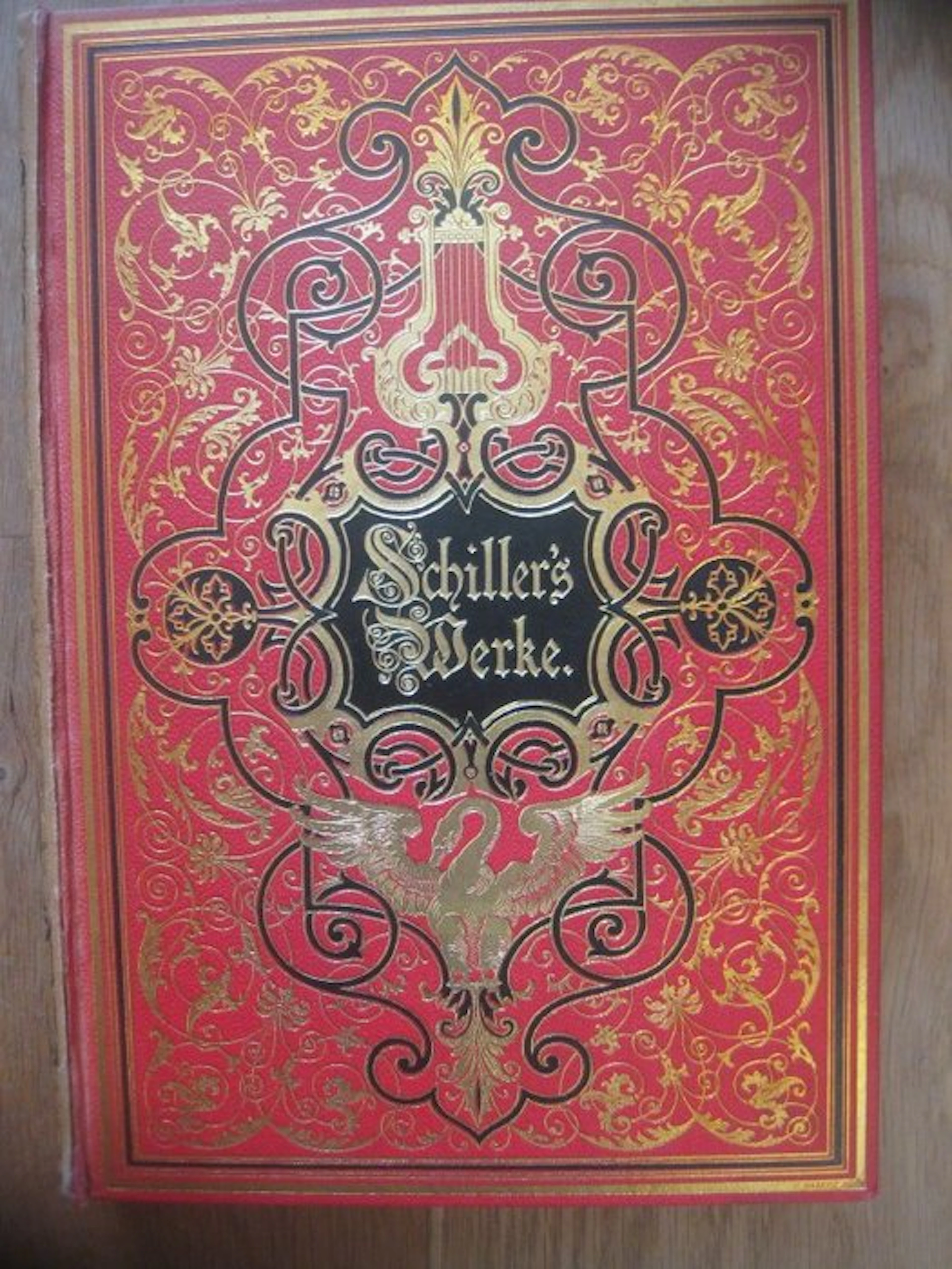 Literatuur; Friedrich Schiller: Schillers Werke - 4 delen - 1877