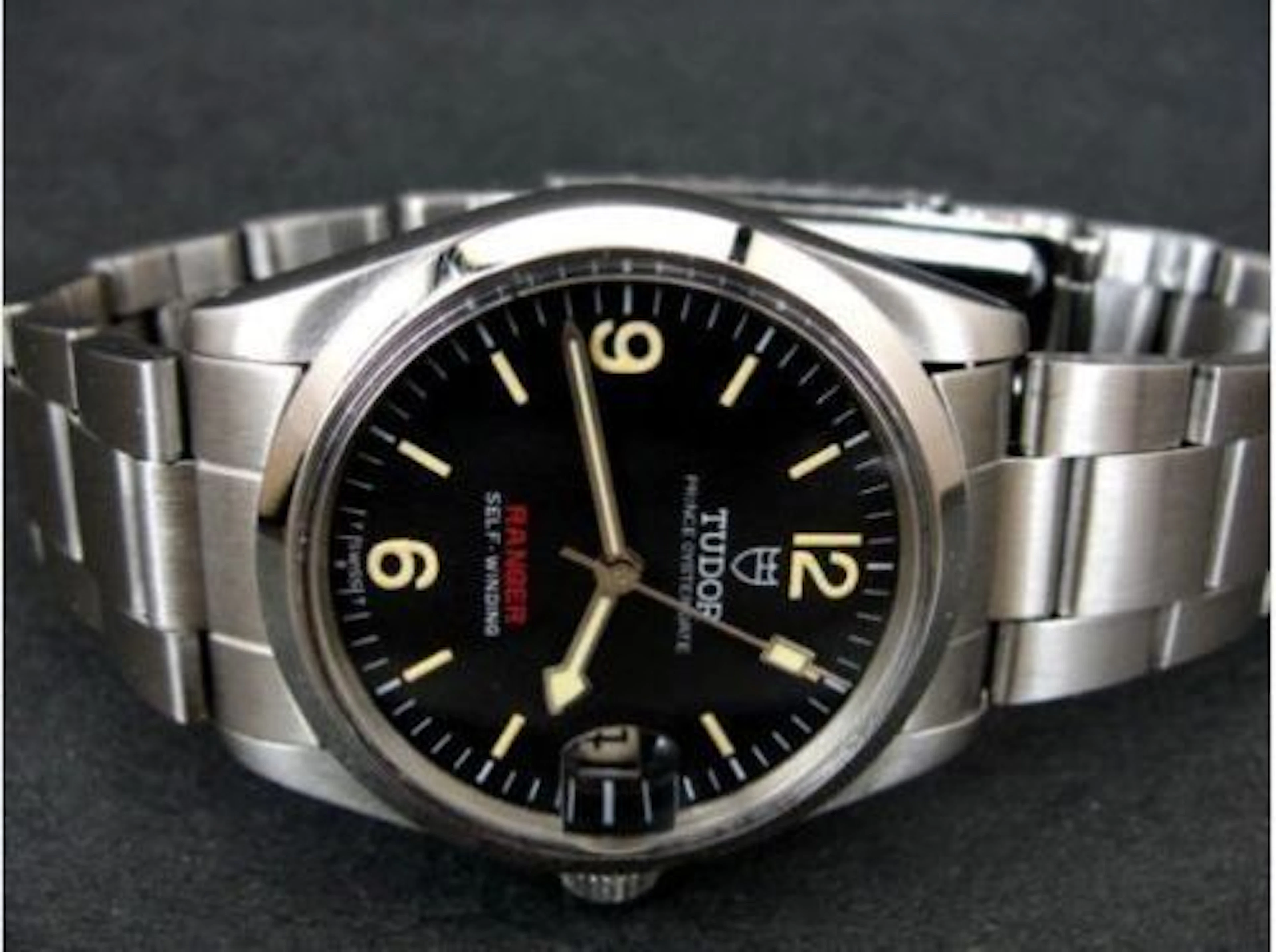Rolex Tudor prince oysterdate ranger roodschrift