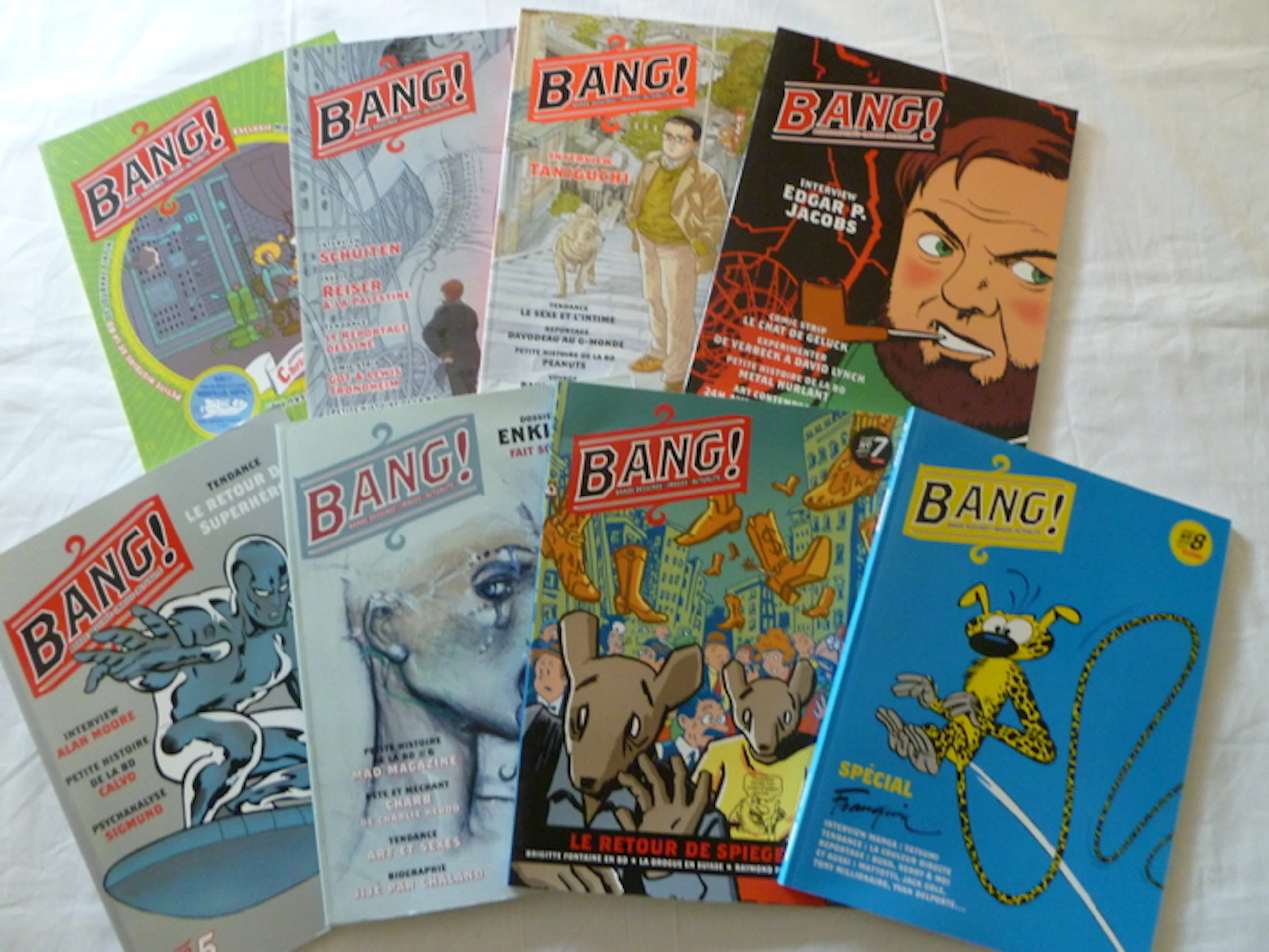BANG! - nrs 1 tot 8 - 3 maandelijks blad - sc - (2002/2004)