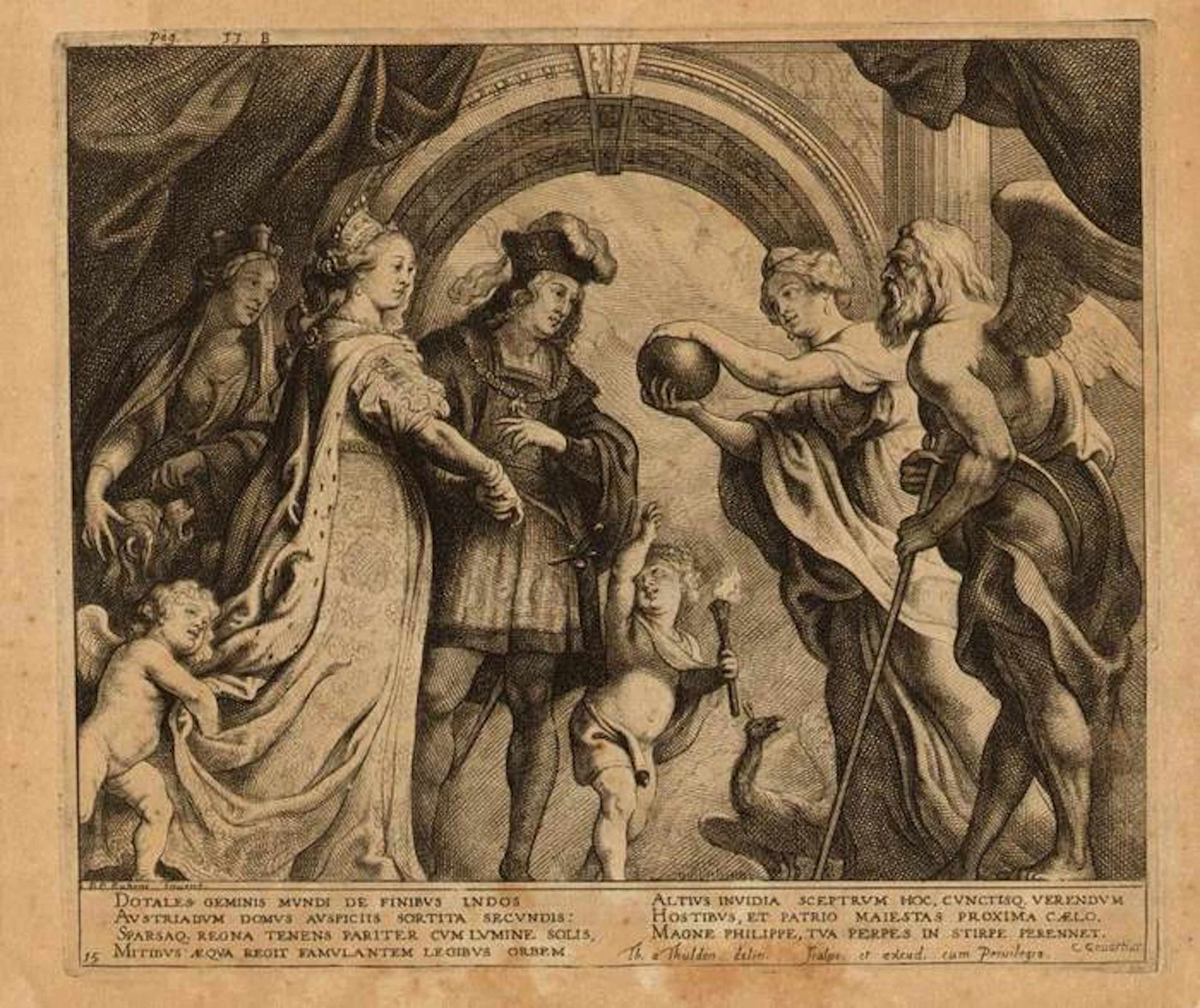 1641 Rubens ontwerp door Theodor Van Thulden (1606-1669)