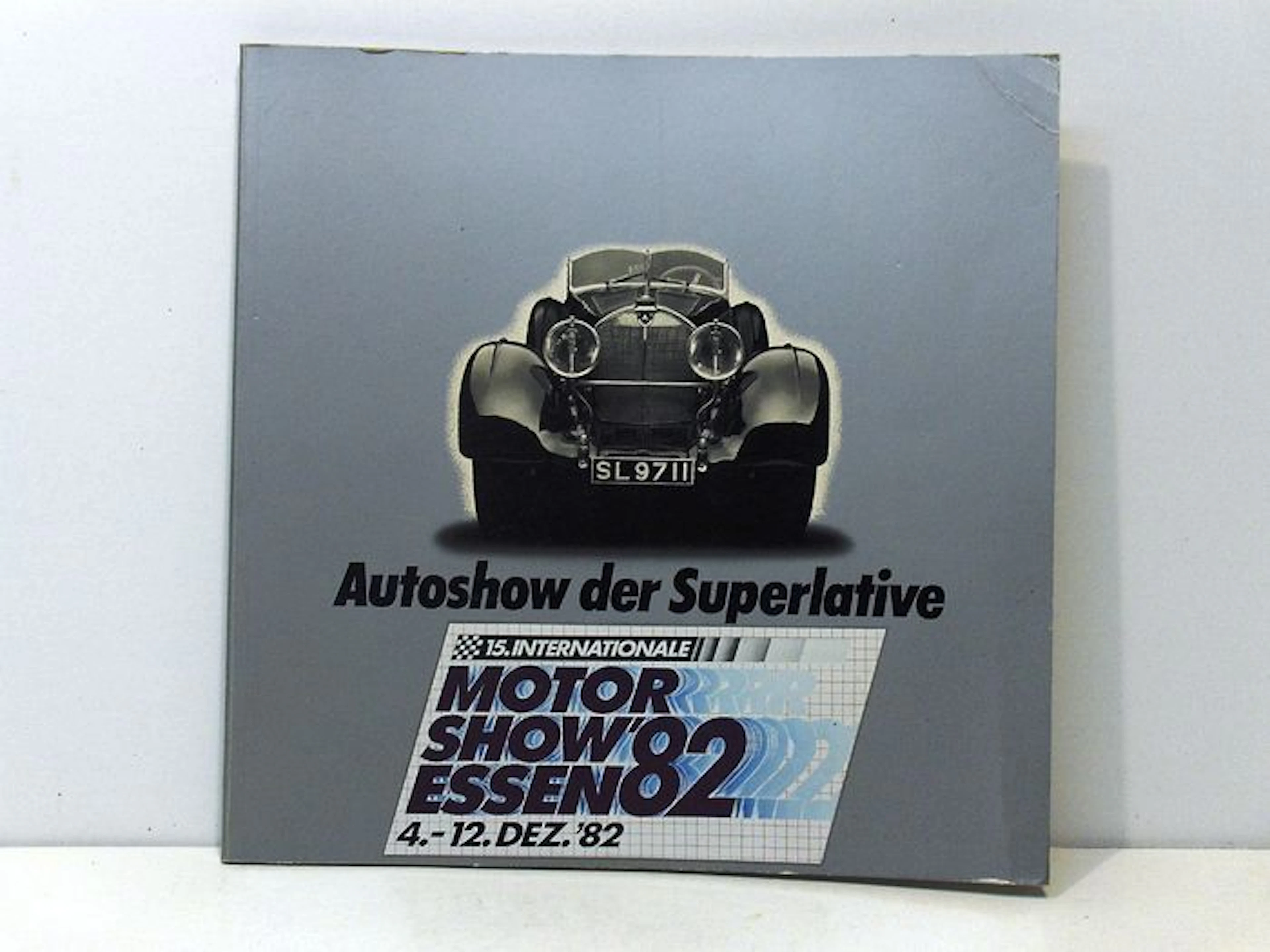 Originele catalogus "Autoshow der Superlative" Motorsshow Essen 1982