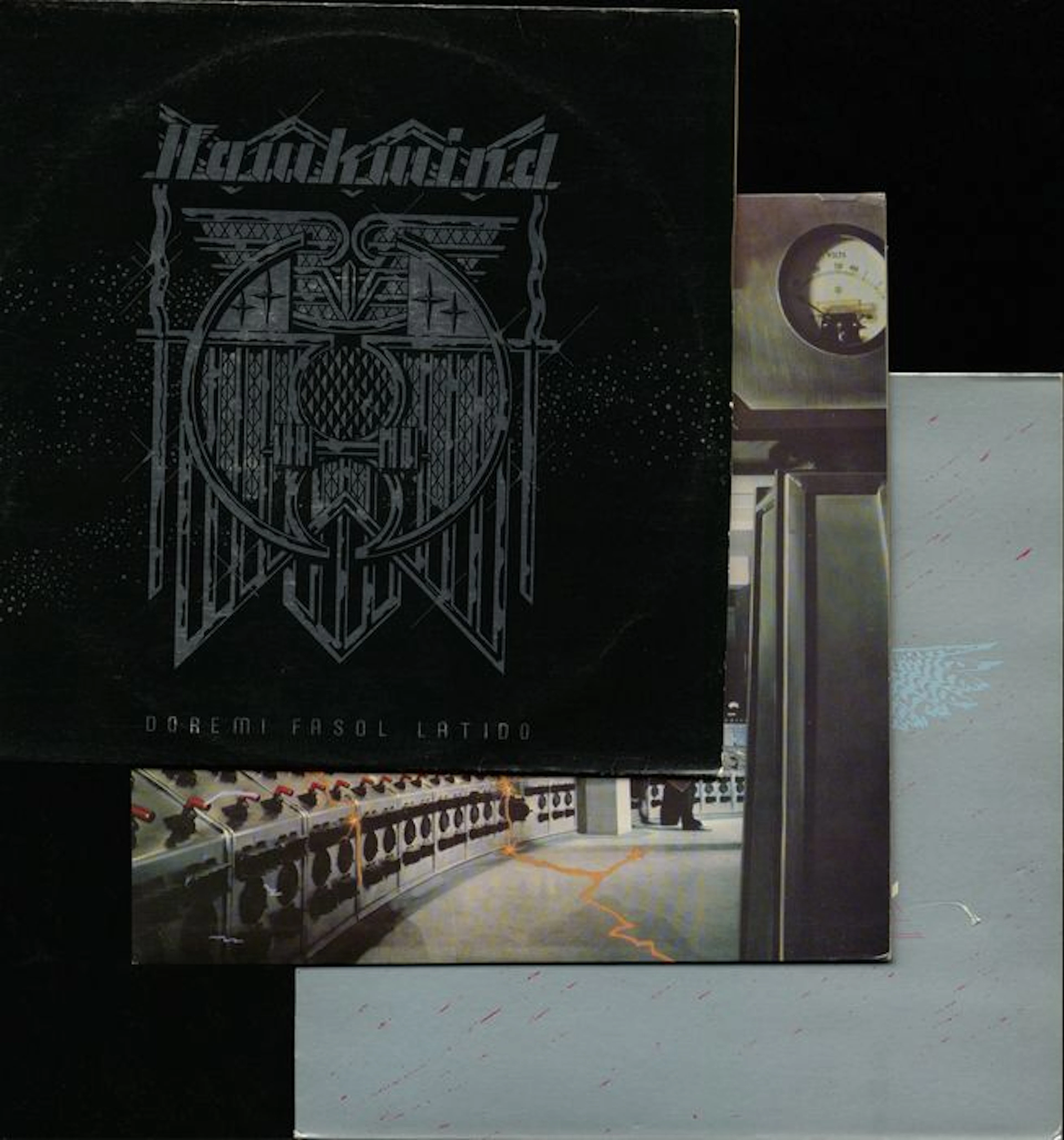Hawkwind "Doremi Fasol Latido" + 2 more album Lot - Includes booklet and sticker