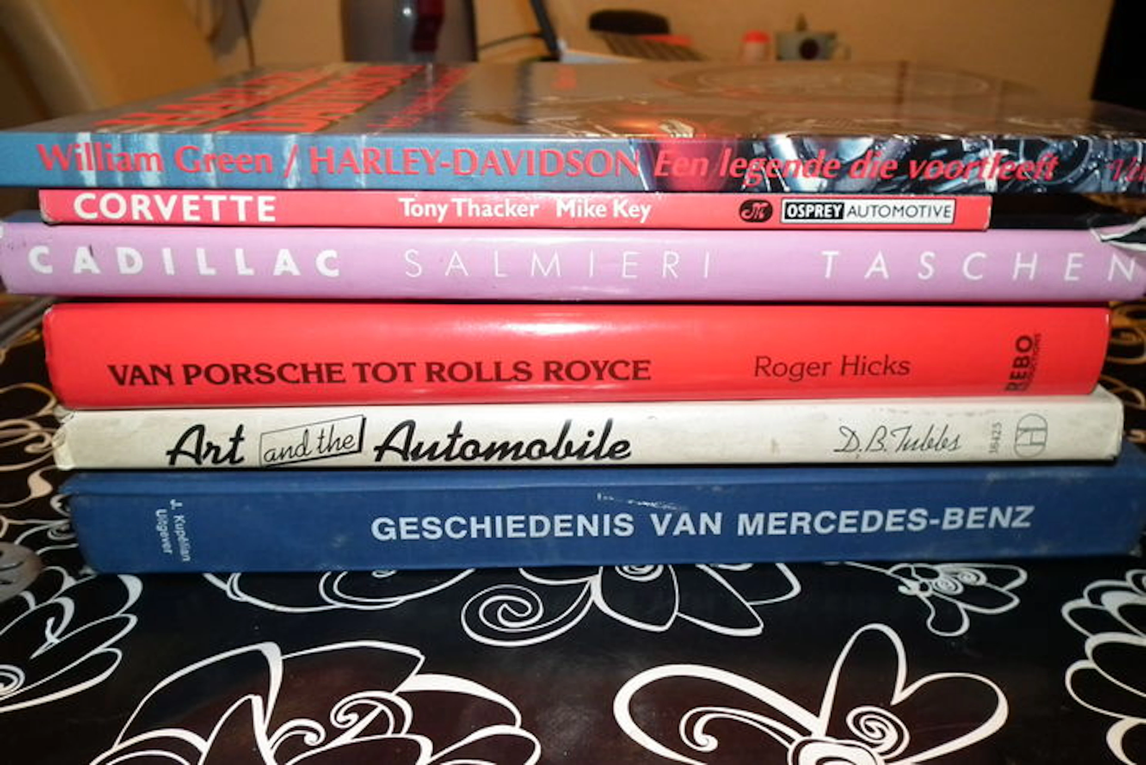 6 boeken van verschillende oldtimers