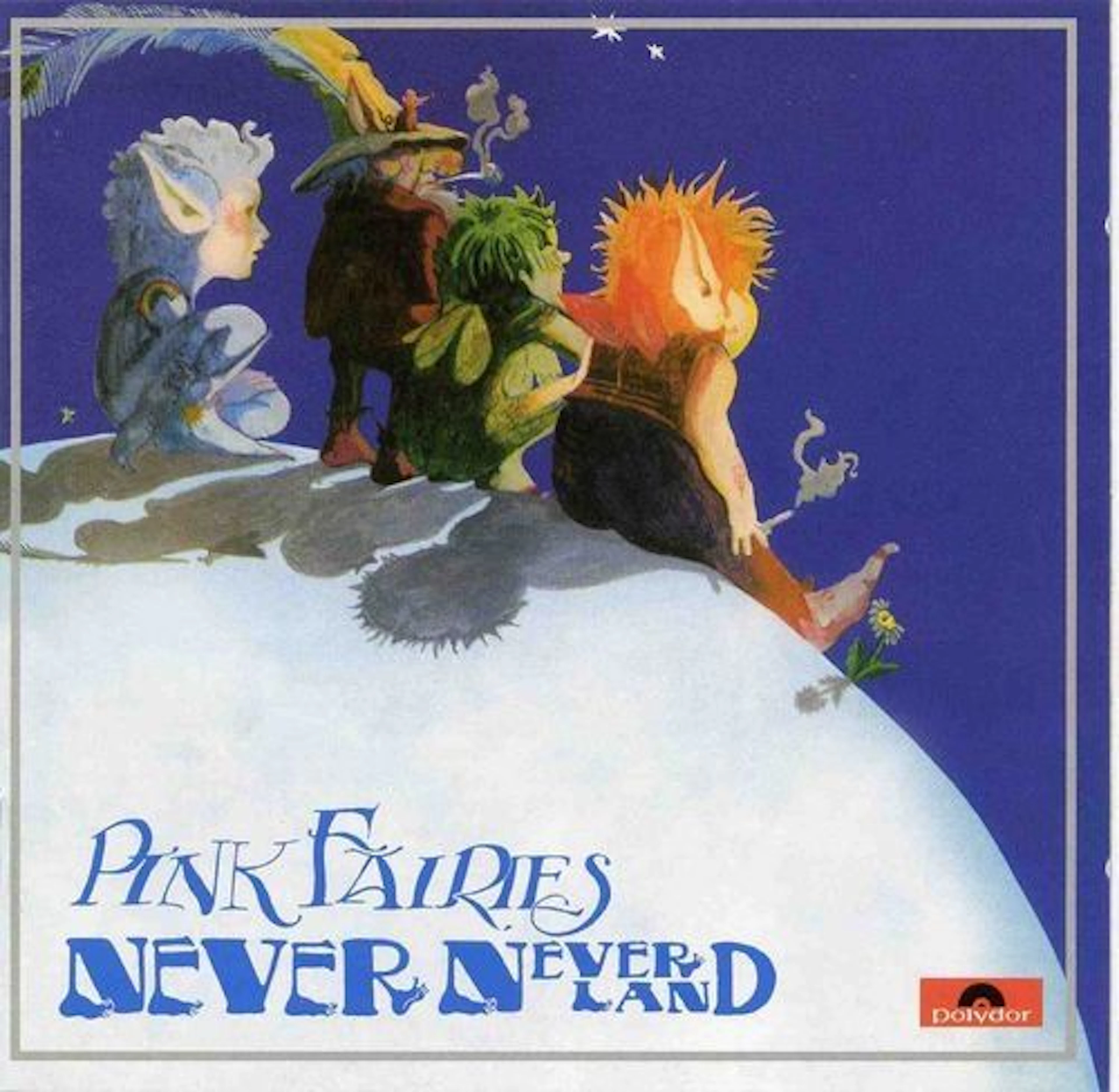 Very rare,... PINK FAIRIES ‎– "Never Neverland", LP, England, Polydor
