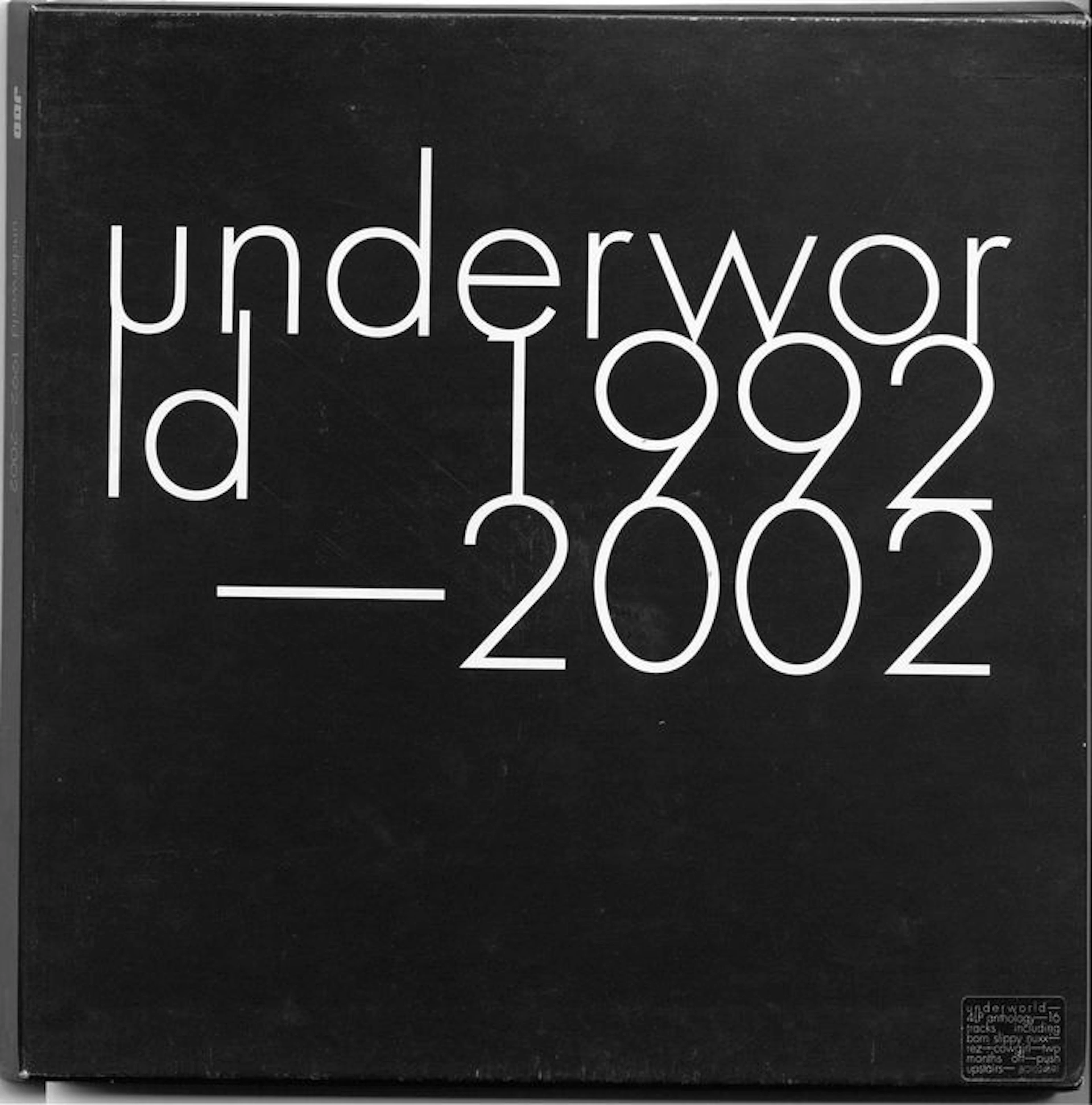 Underworld ‎– 1992-2002 4LP Boxset + Poster