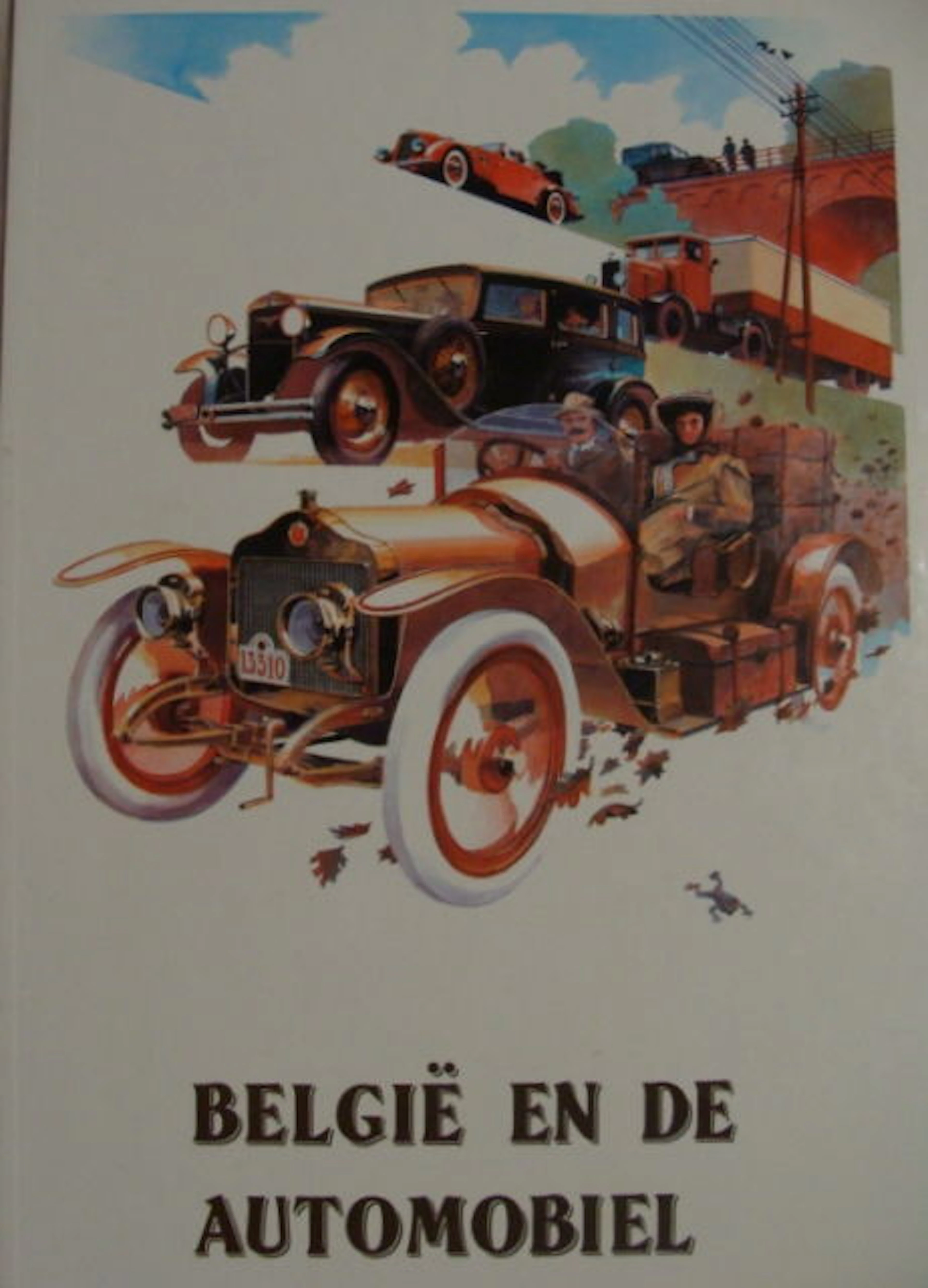 Lot met 5 boeken over auto's en motoren en 50 weekbladen jaren '20 en '30.