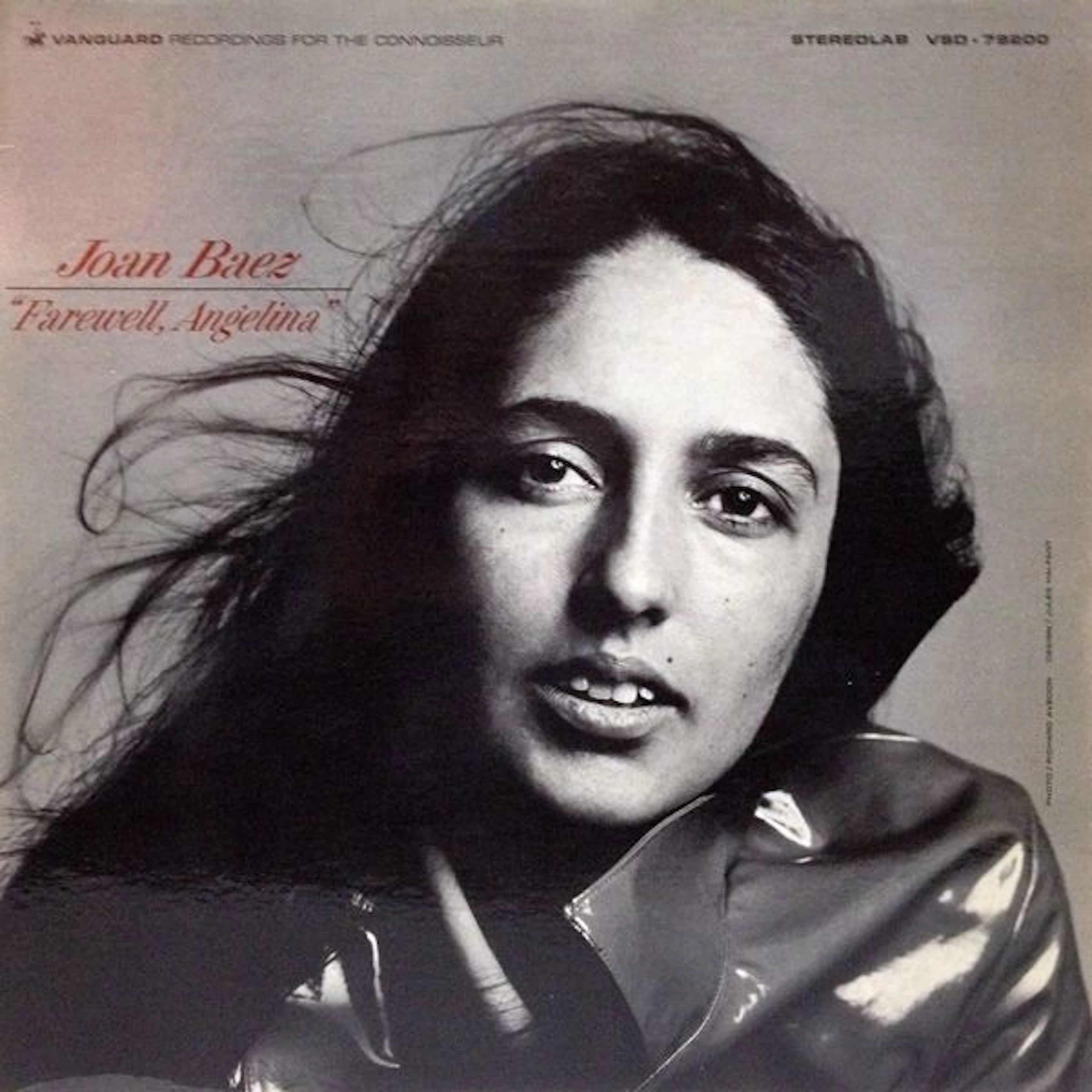 JOAN BAEZ ‎– "Farewell, Angelina", LP, Vanguard label.