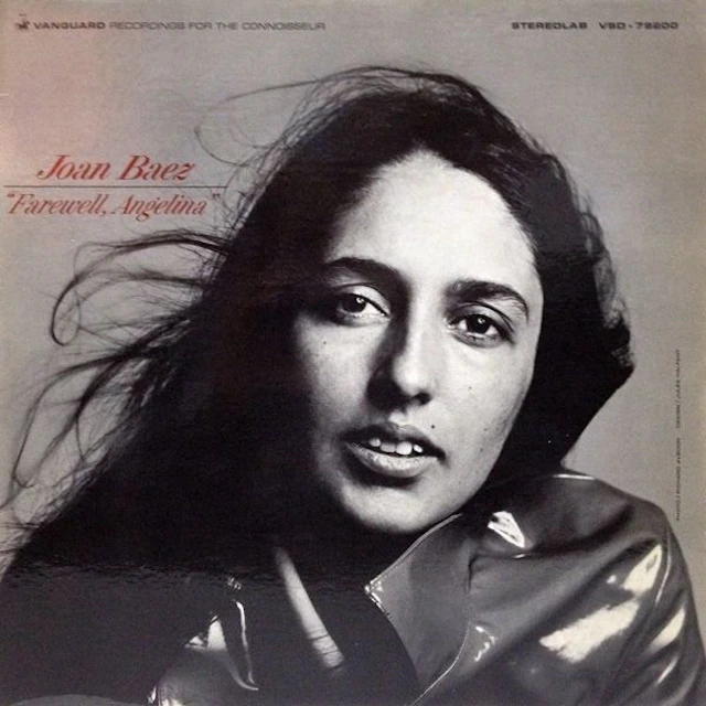 JOAN BAEZ ‎– "Farewell, Angelina", LP, Vanguard label.