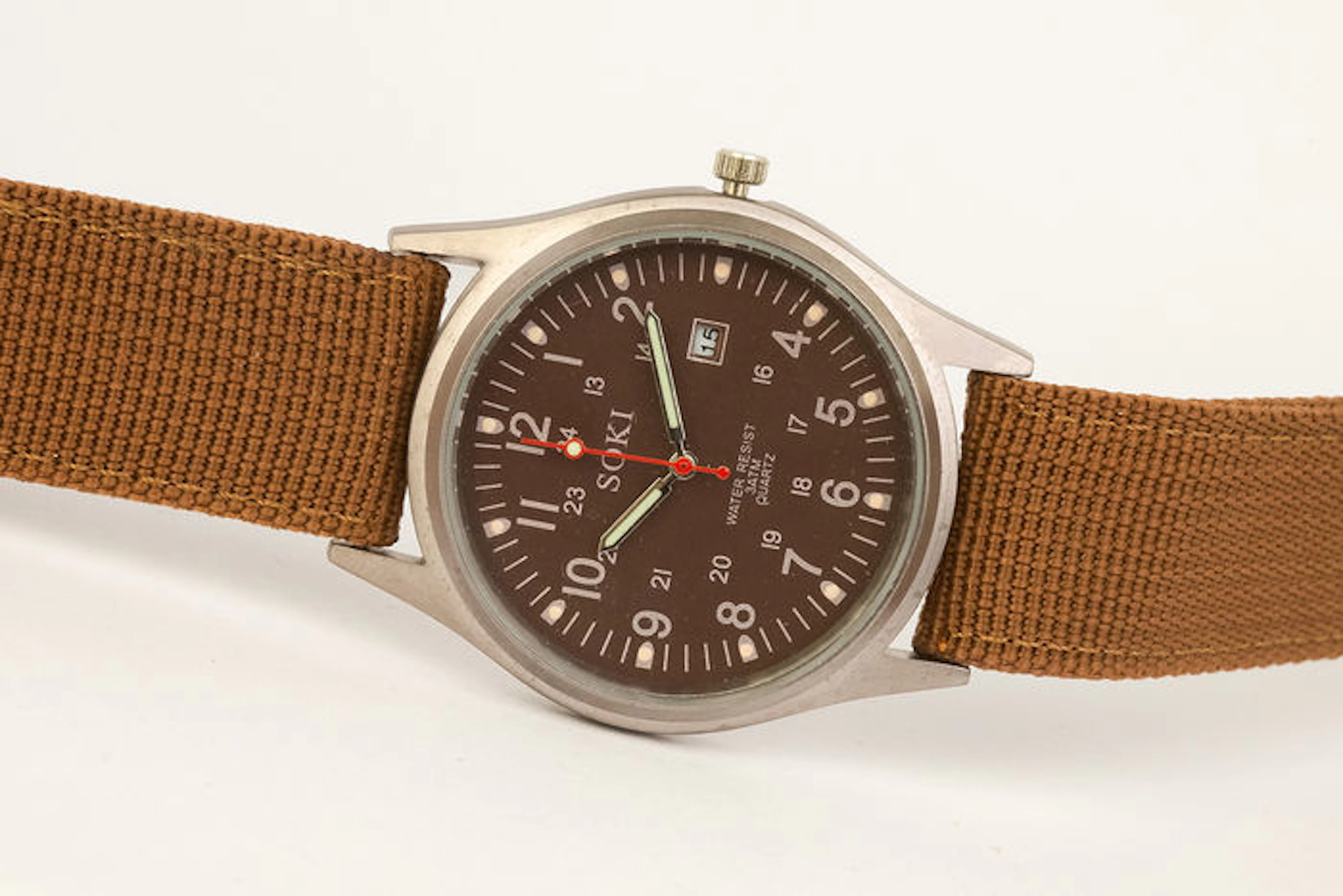 Soki military watch - men's wristwatch - 41mm