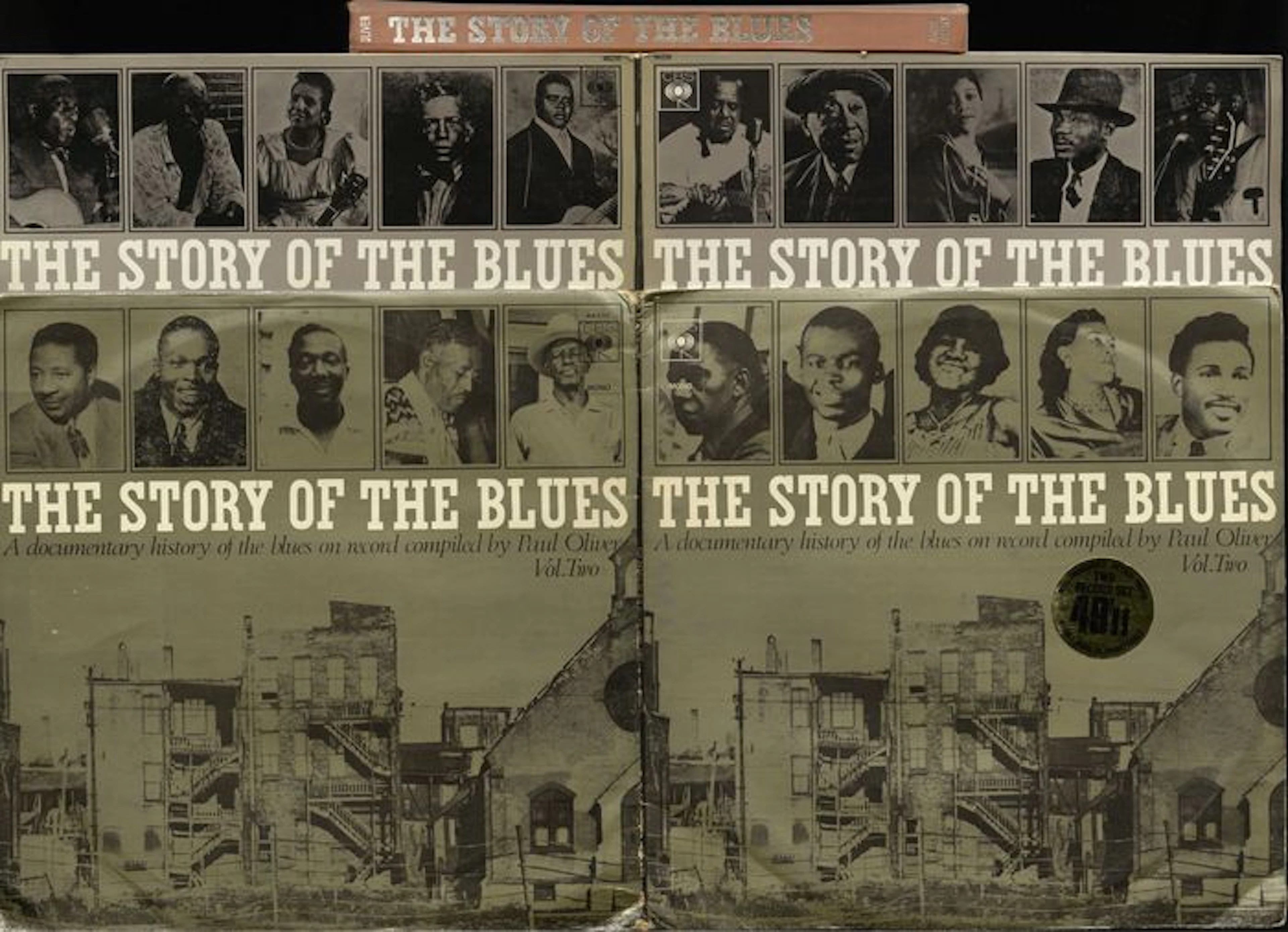 Paul Oliver's The Story Of The Blues - Lot of 2 Double Albums + Book