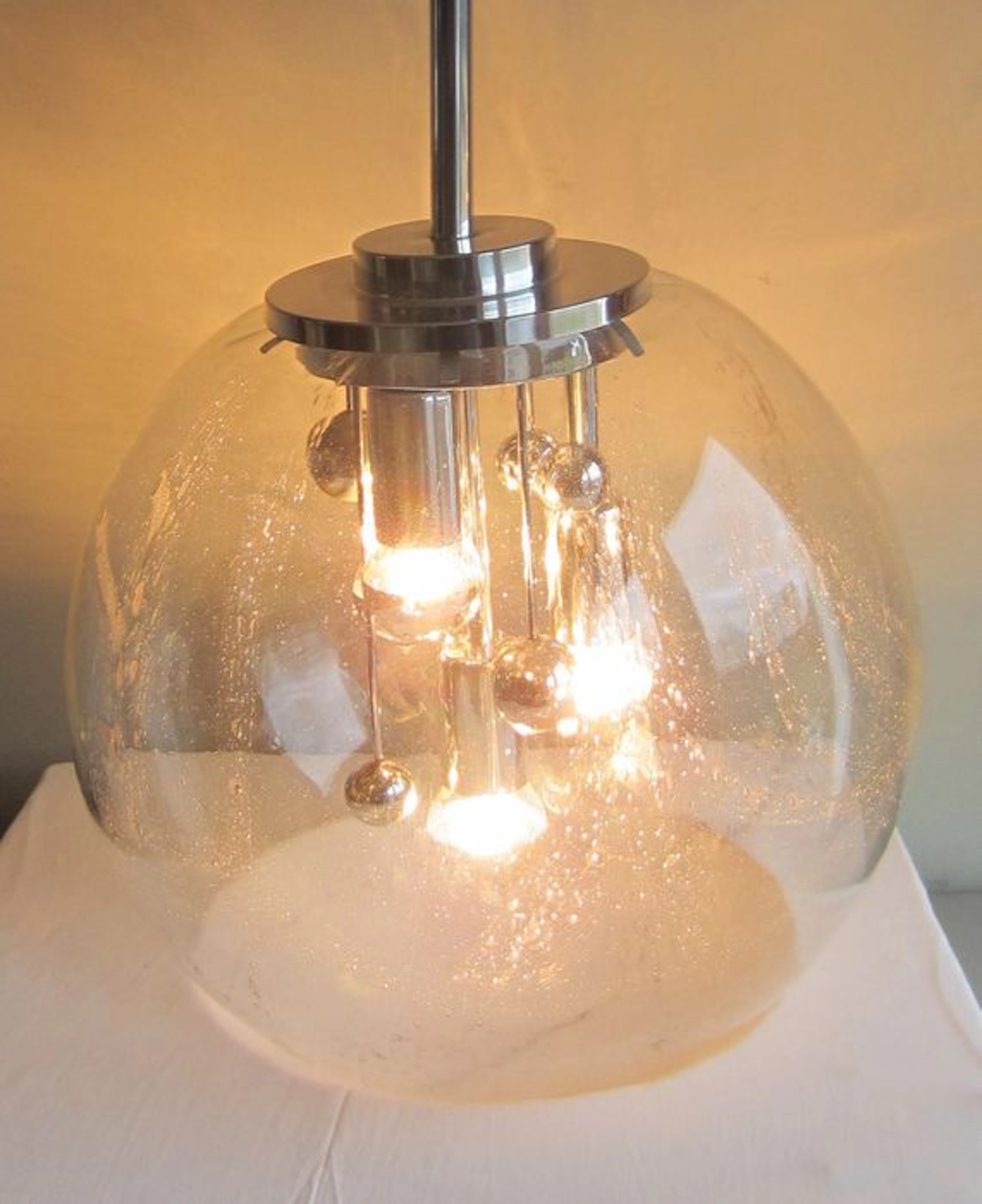 Doria - glazen bollamp XL
