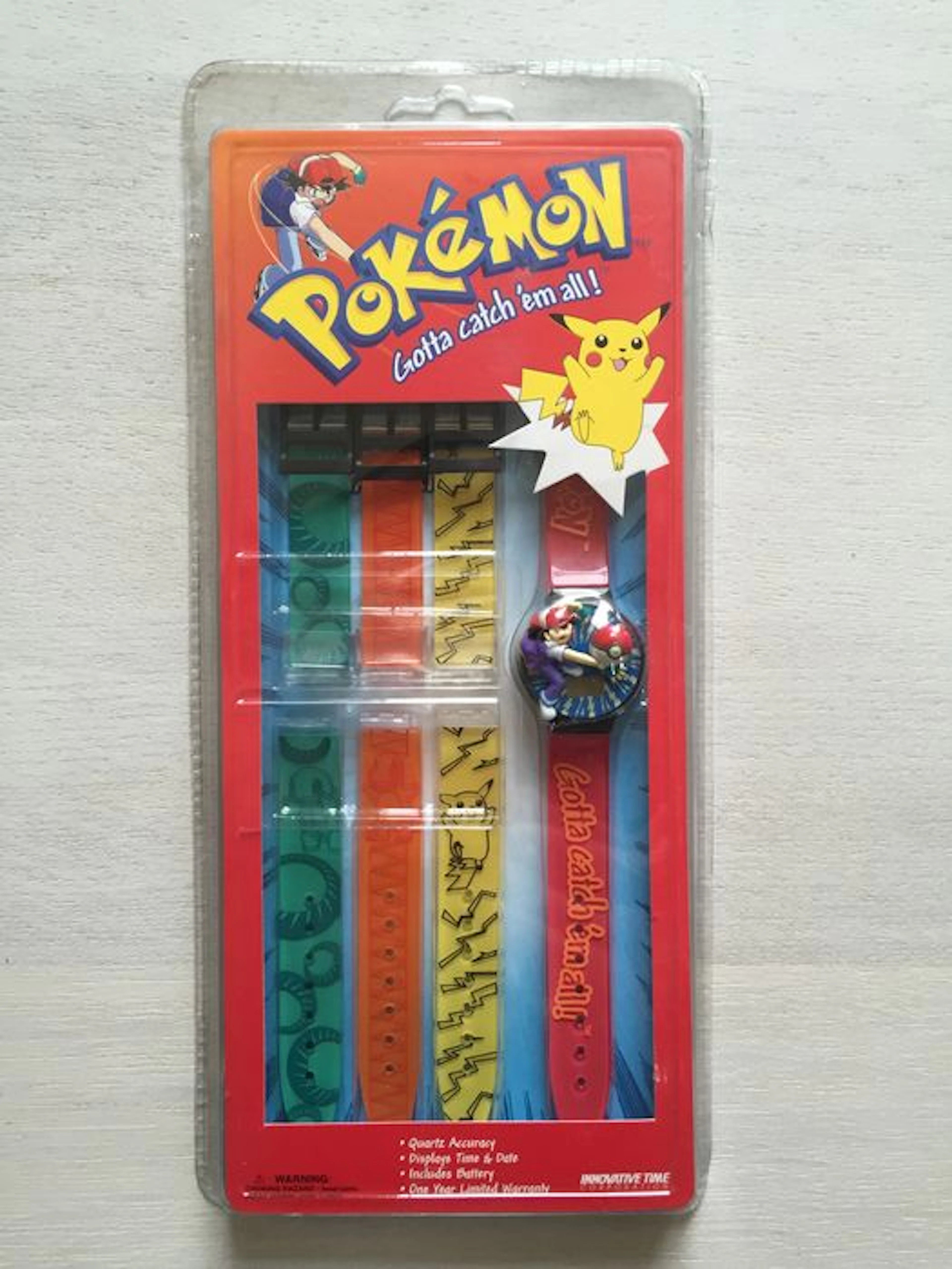 Pokemon watch official nintendo 1995
