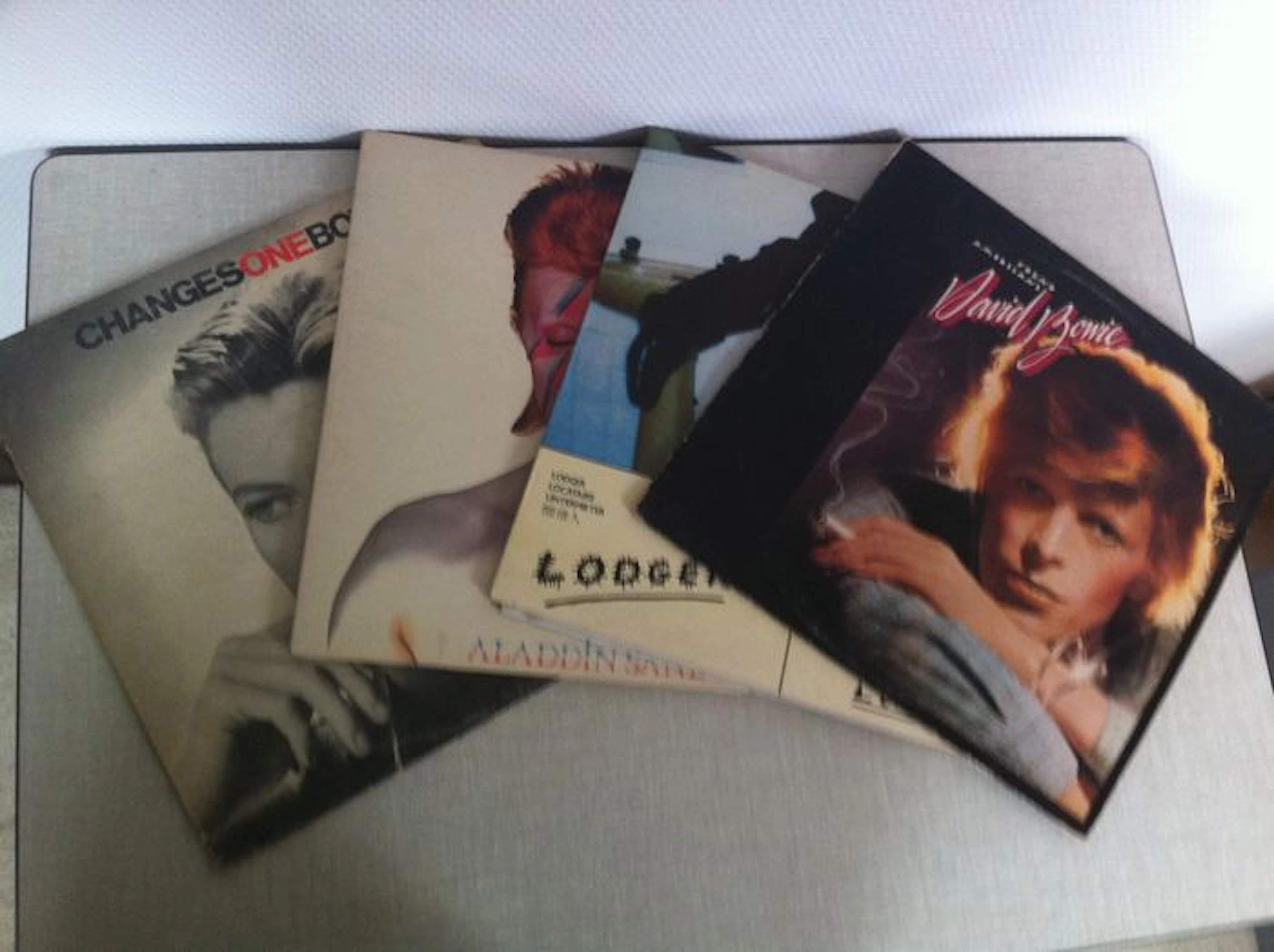 David Bowie - Lot with 4 LP's from the seventies