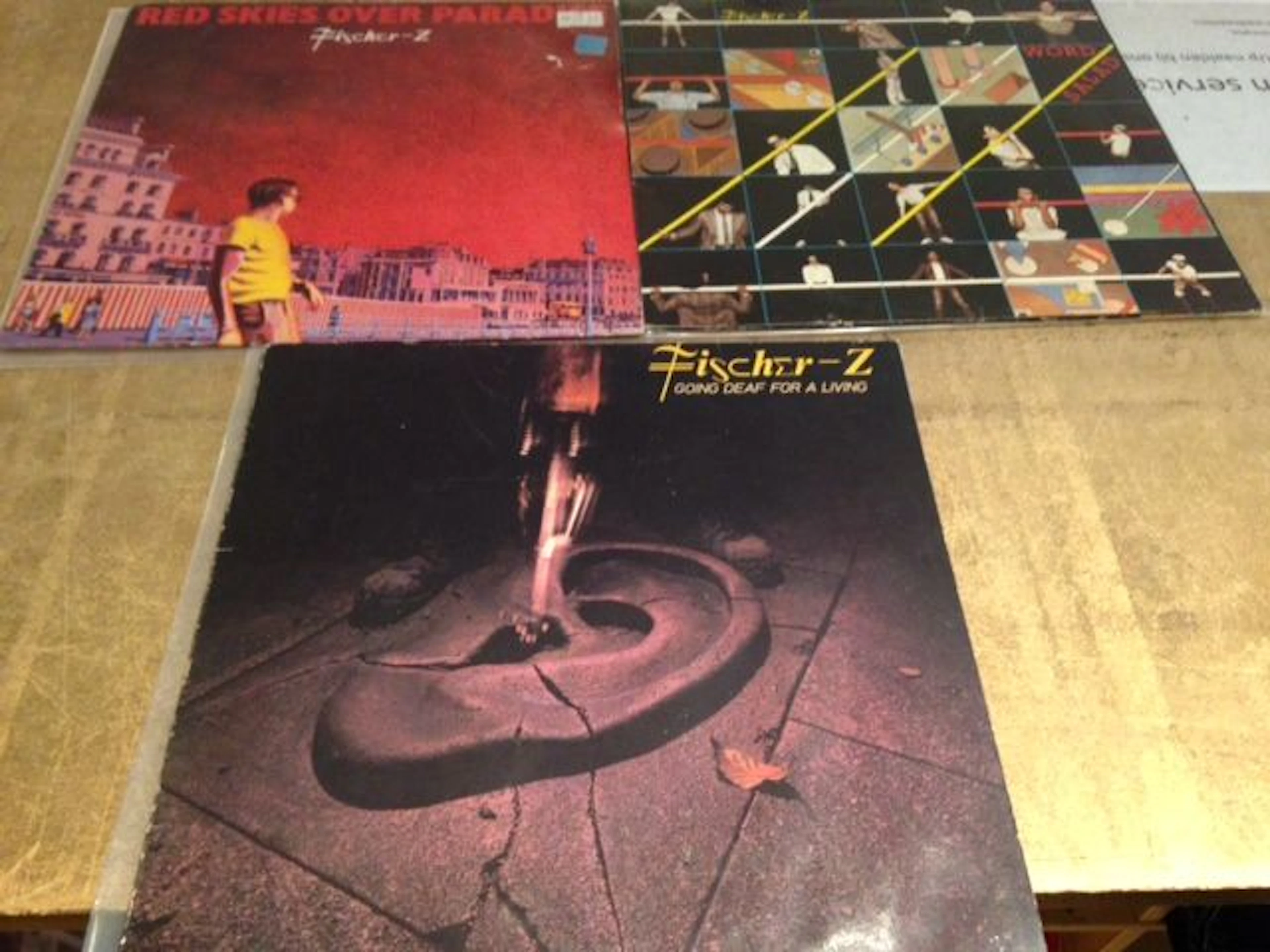 Fischer-Z - Going Deaf For A Living/Word Salad/Red Skies Over Paradise