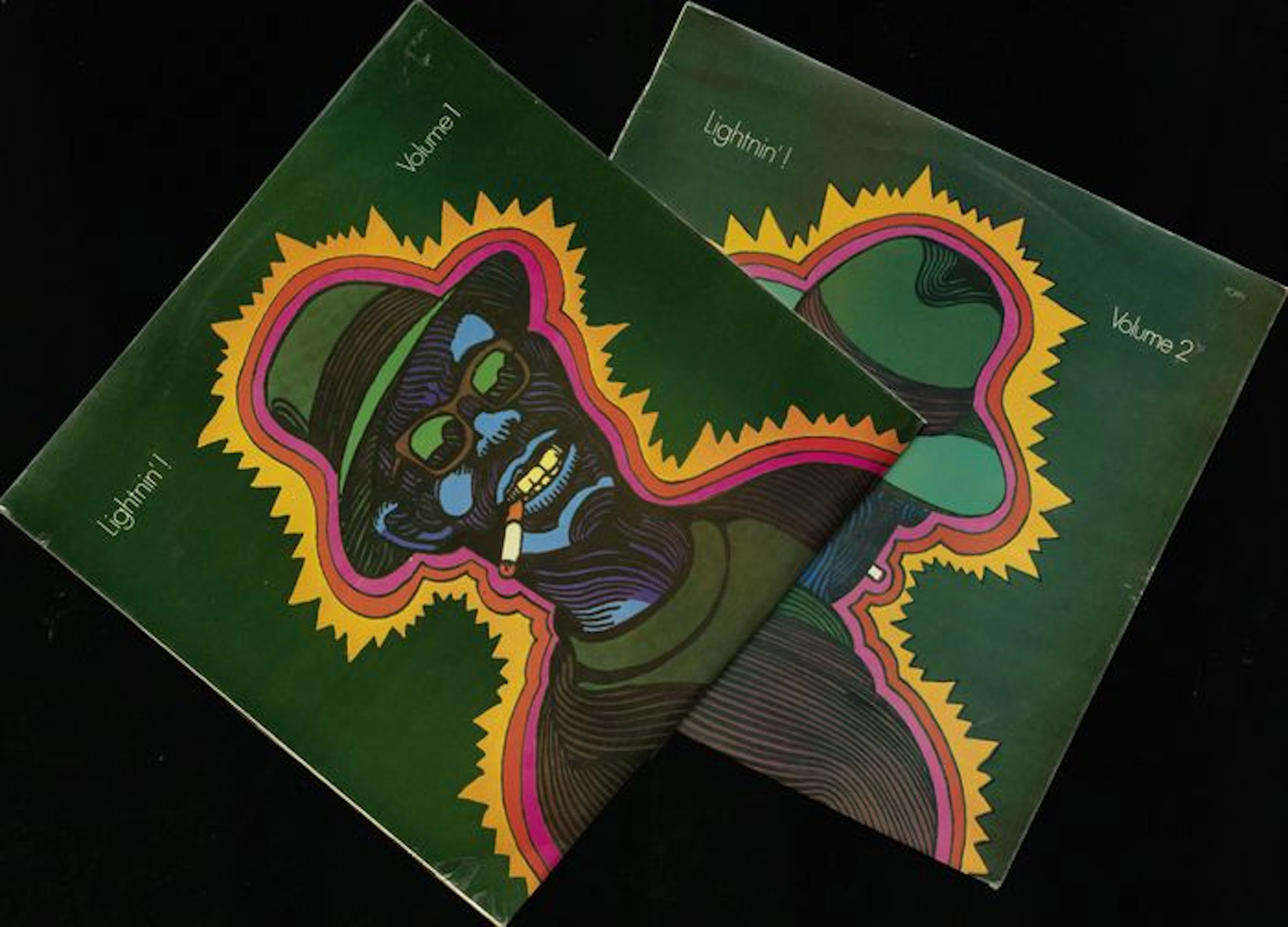 Lightnin' Hopkins volume 1 + 2 - rare UK blues LP