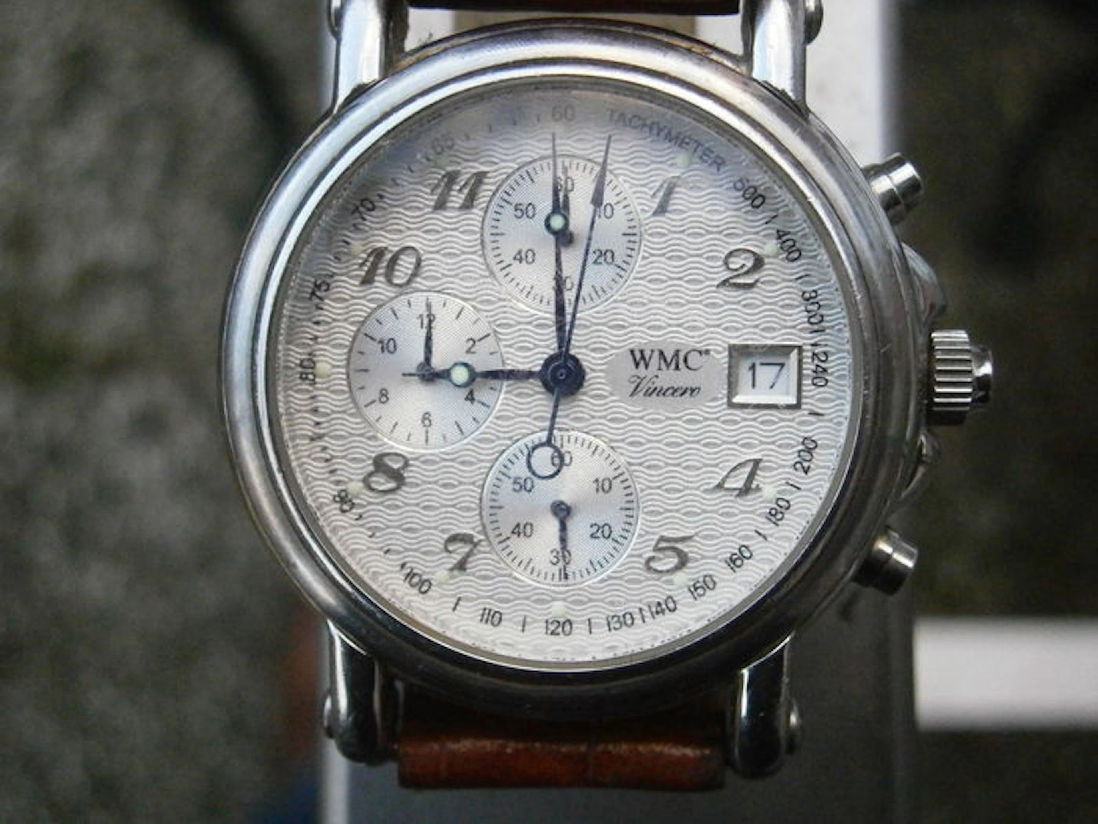 WMC Vincero chronograph Classic -- 2010 with leather strap