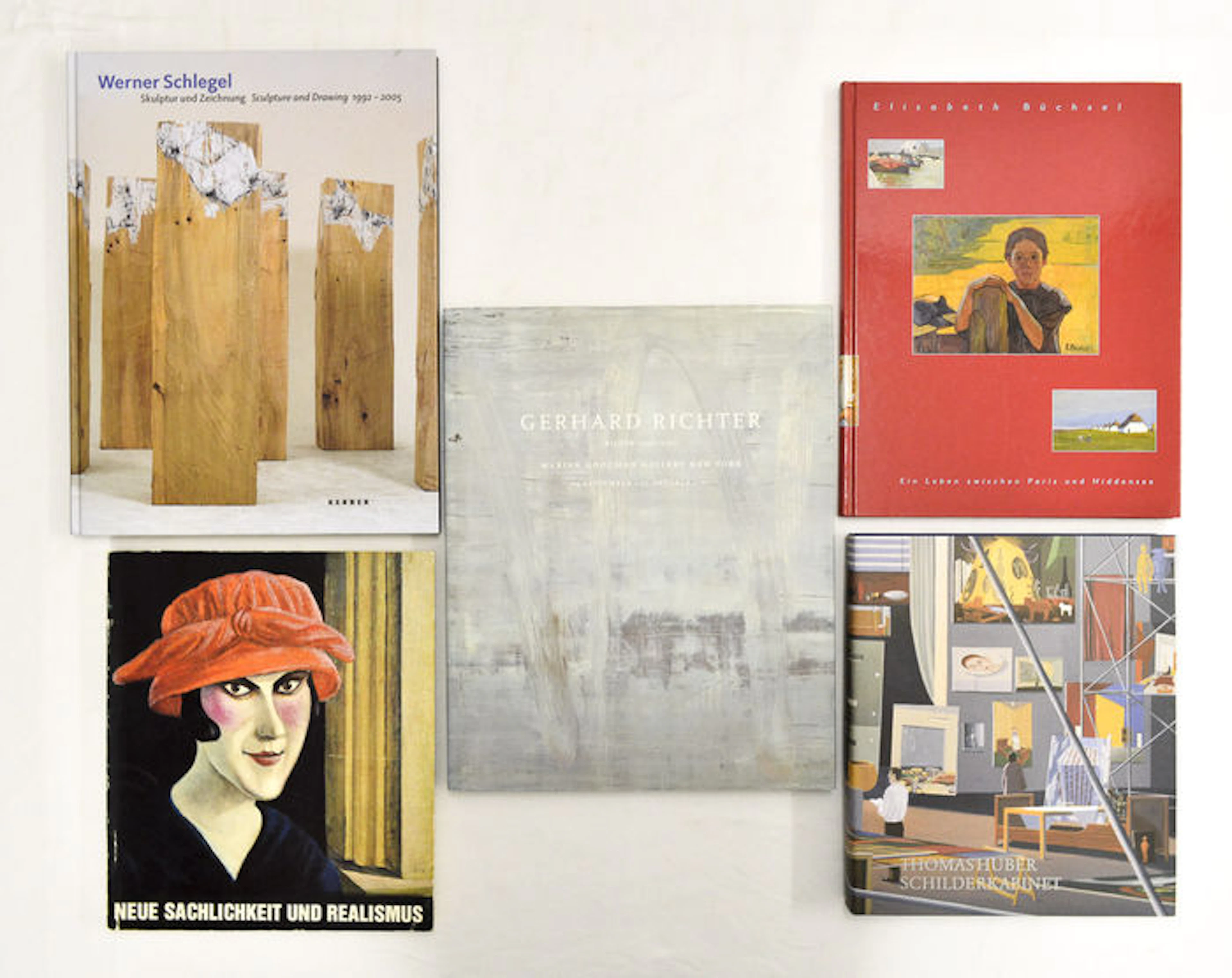 Kunst; Lot met 5 boeken over moderne Duitse kunst - 1977/2005